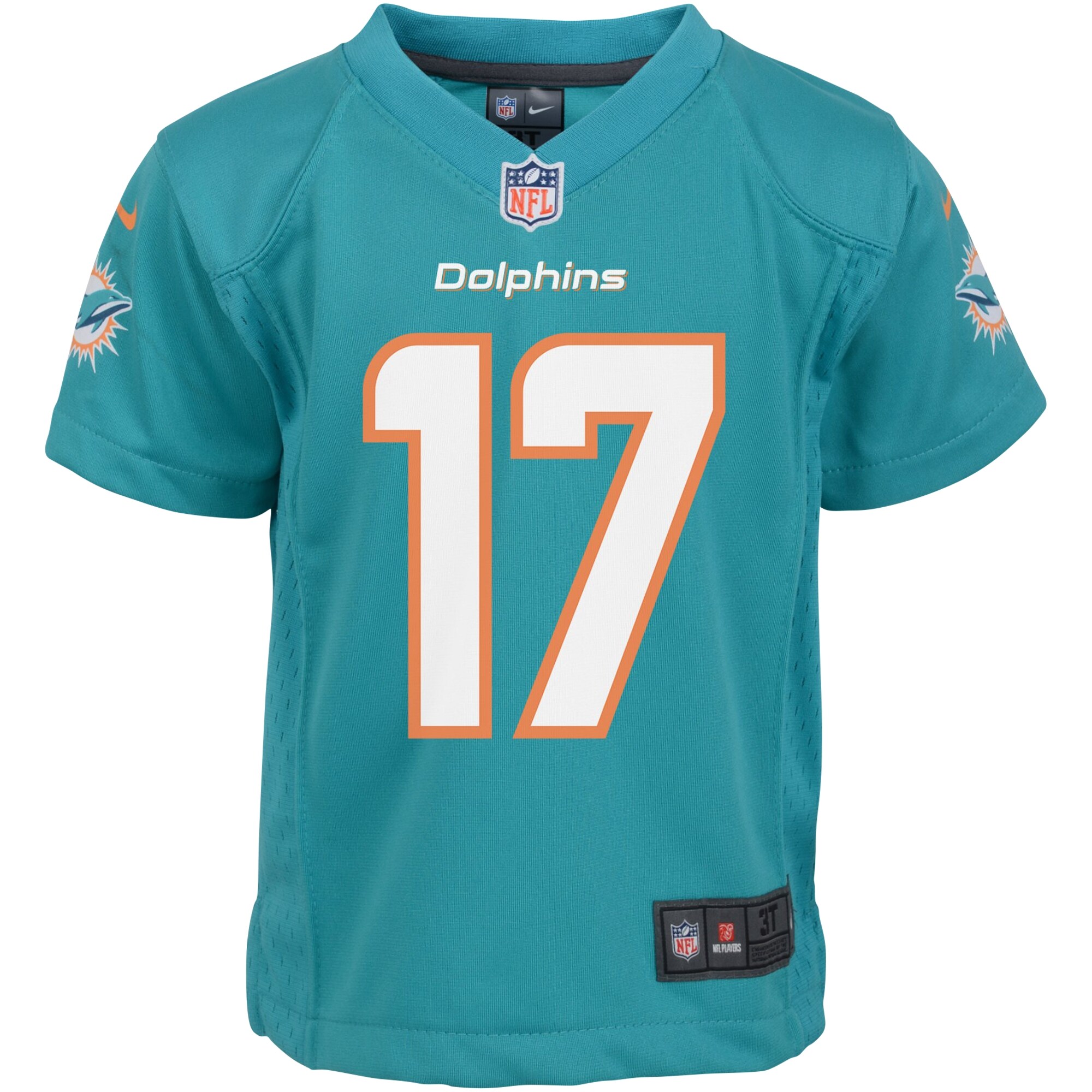 Infant Miami Dolphins Jaylen Waddle Aqua Player Game NFL Jersey Men's