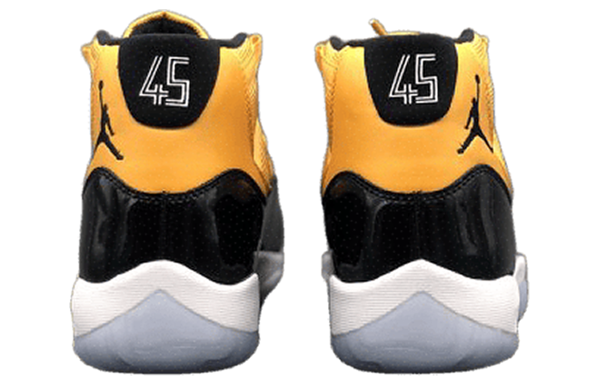 New Air Jordan 11 Retro Yellow Black
