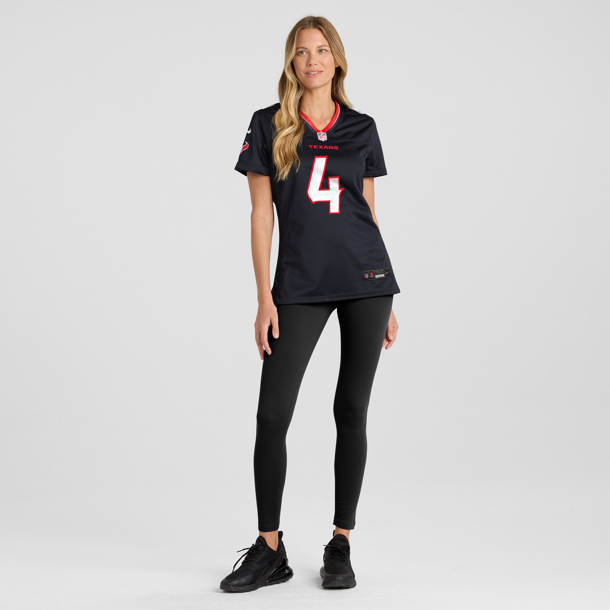 Houston Texans Kamari Lassiter Navy Team Game NFL Jersey Women's