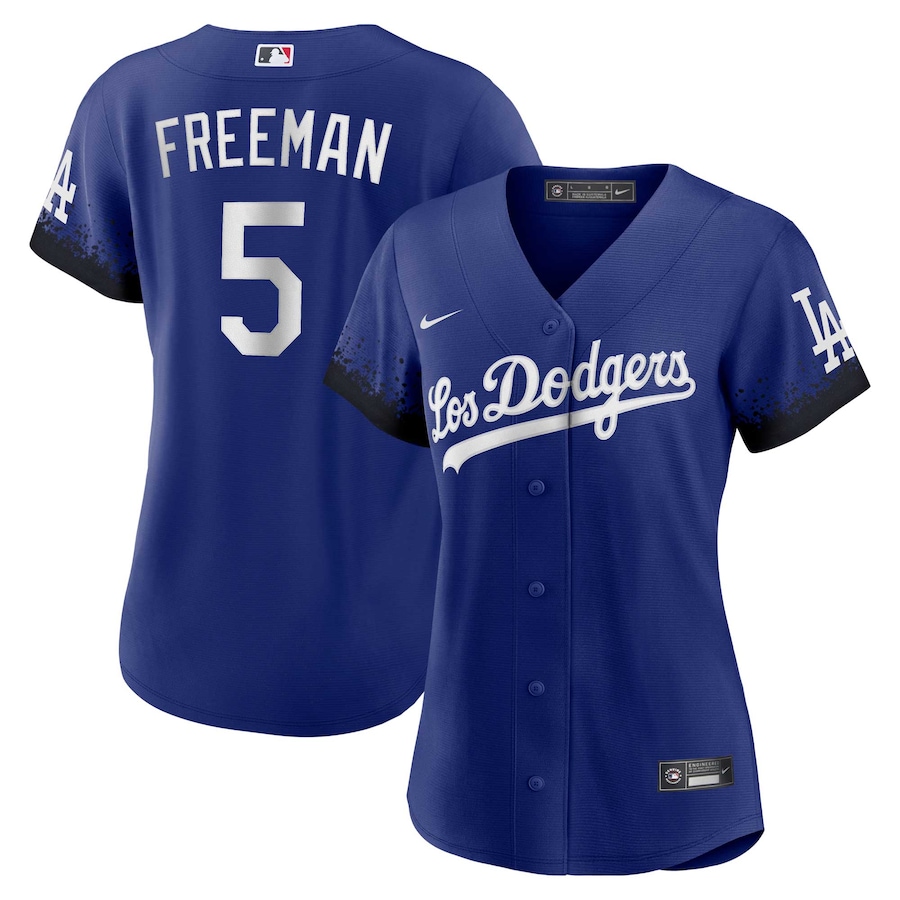 Freddie Freeman Los Angeles Dodgers Women's City Connect Player Jersey Royal