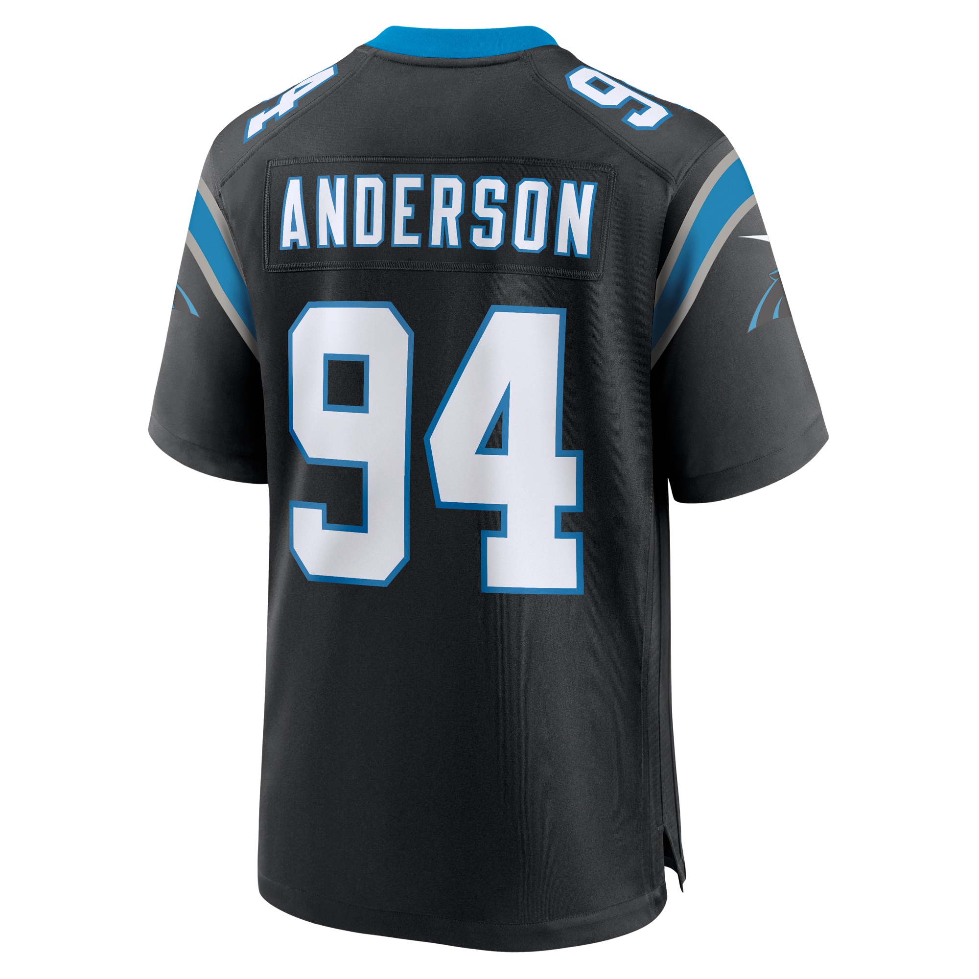 Carolina Panthers Henry Anderson Black Team Game NFL Jersey Men's