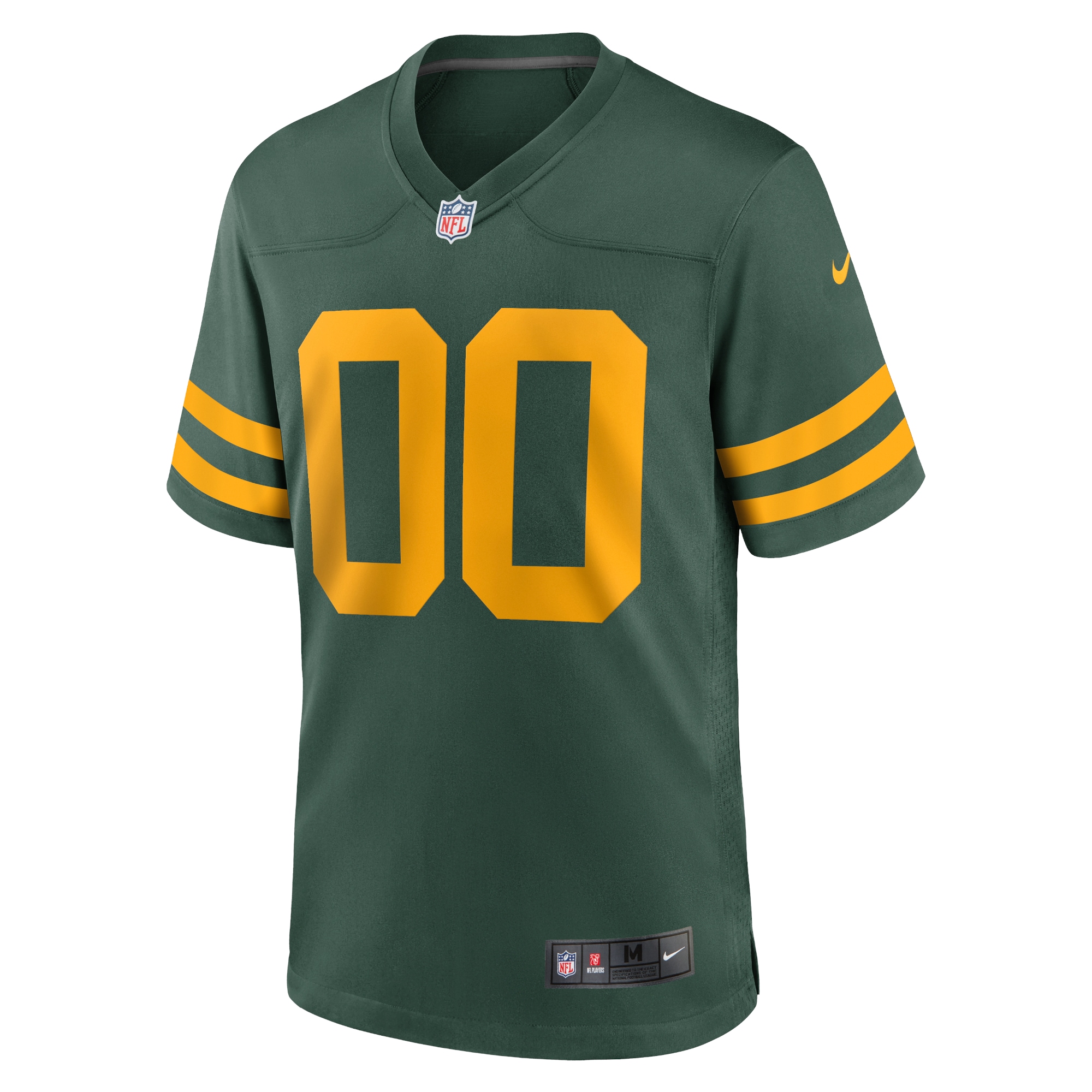 Green Bay Packers Green Alternate Custom NFL Jersey Men's