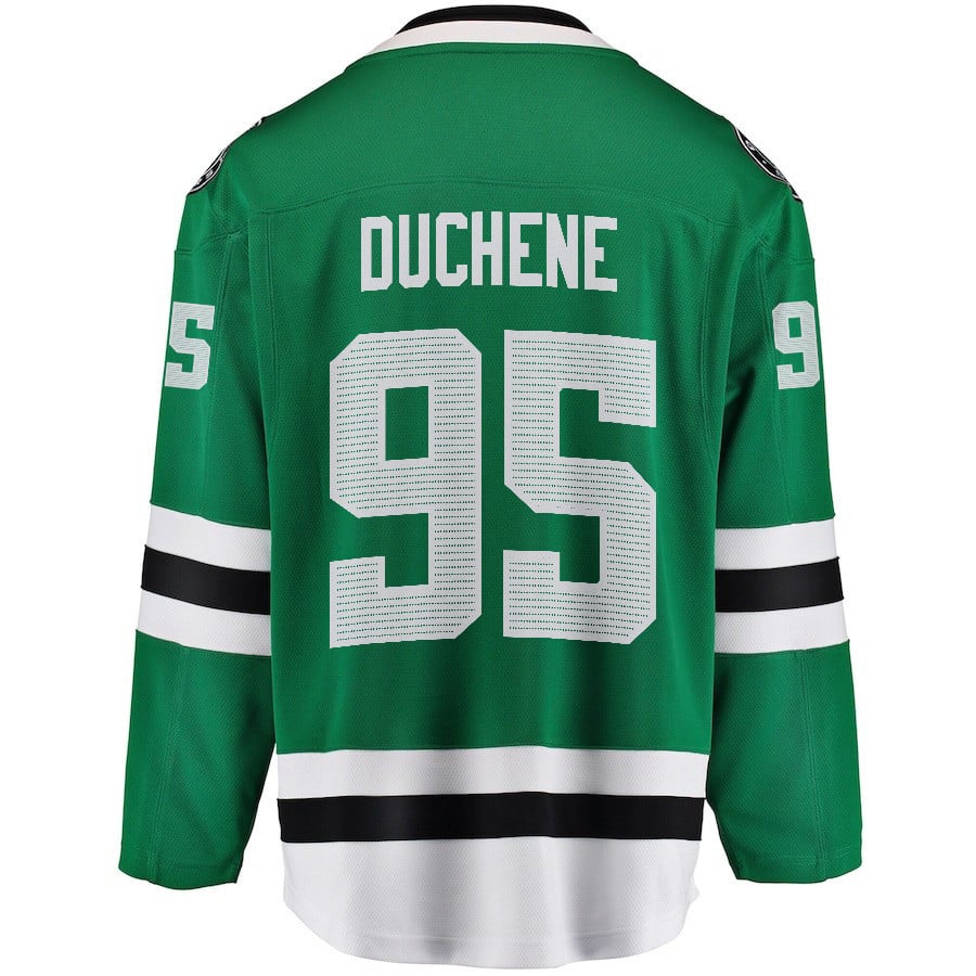 Matt Duchene 95 Dallas Stars 2024 Playoffs Patch Home Green NHL Jersey Men's