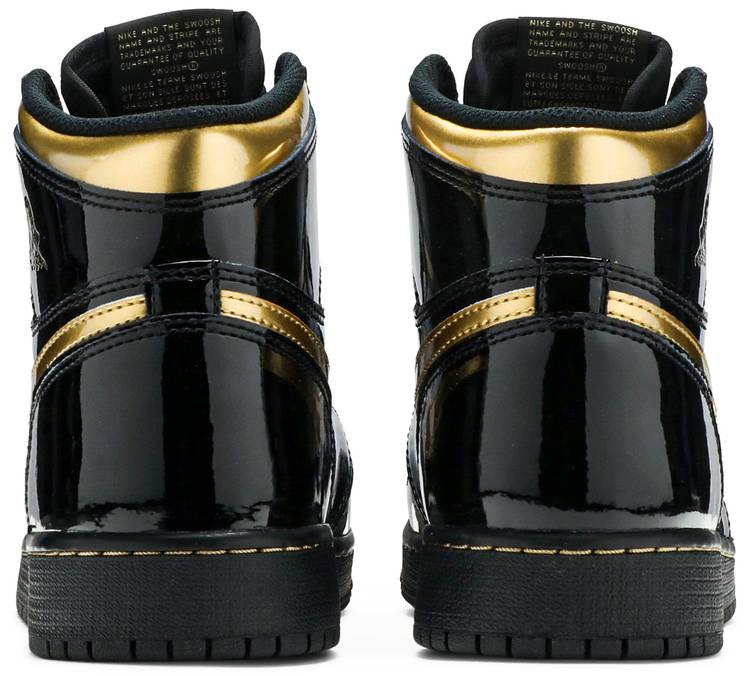 Air Jordan 1 Retro High OG GS Black Metallic Gold 575441-032
