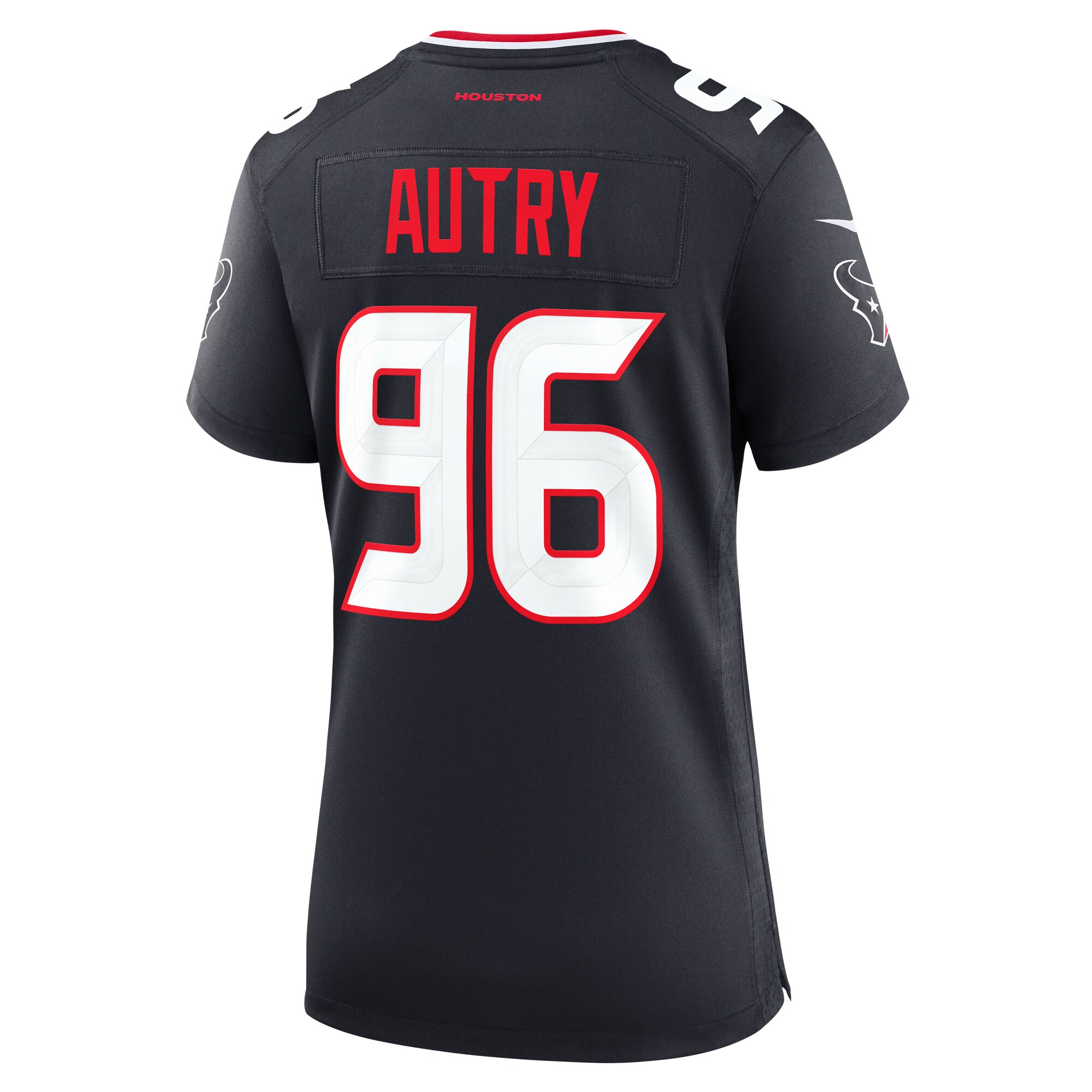 Houston Texans Denico Autry Navy Team Game NFL Jersey Women's