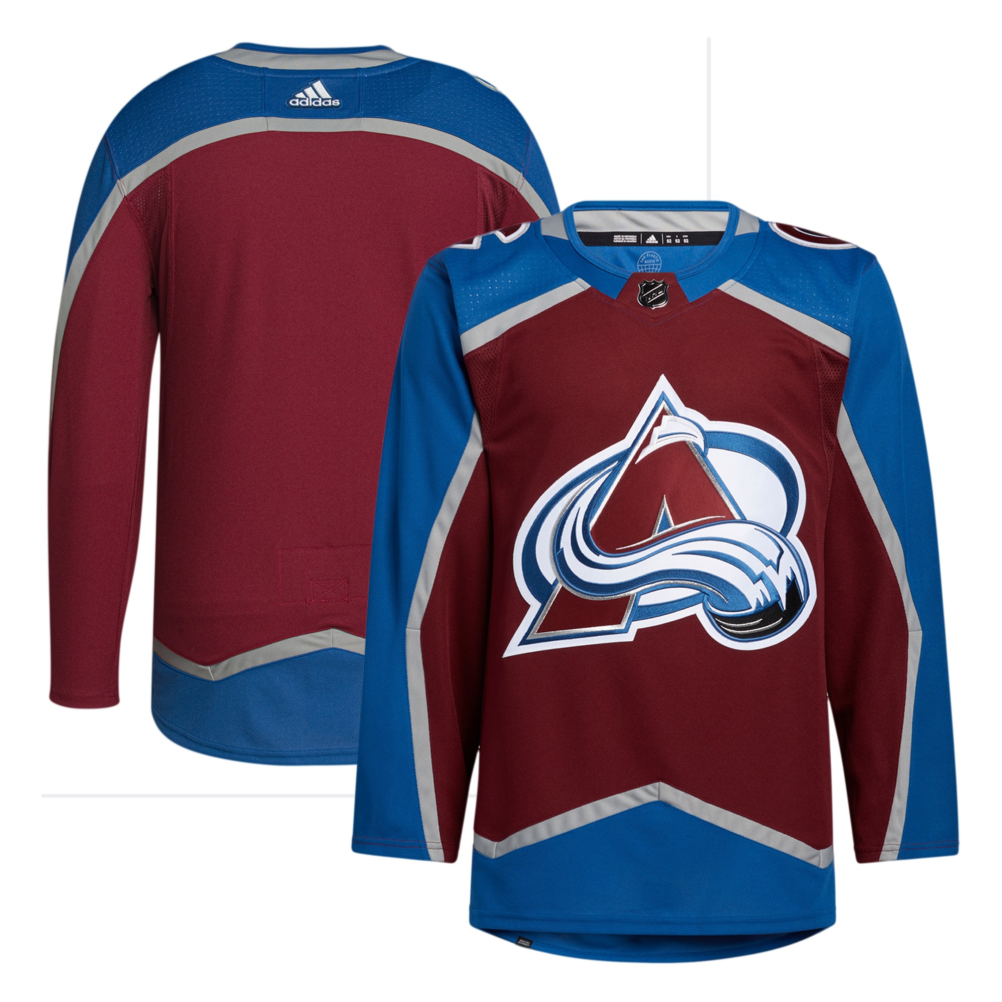 Colorado Avalanche Burgundy Home Primegreen NHL Jersey Men's