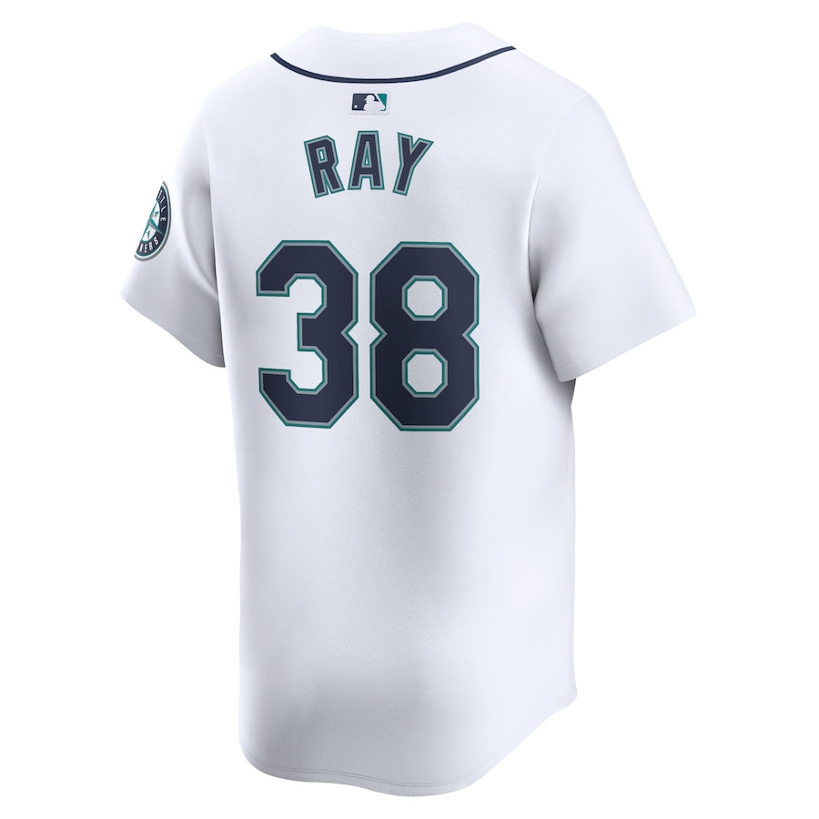 Robbie Ray 38 Seattle Mariners Home Limited Player White MLB Jersey Men's