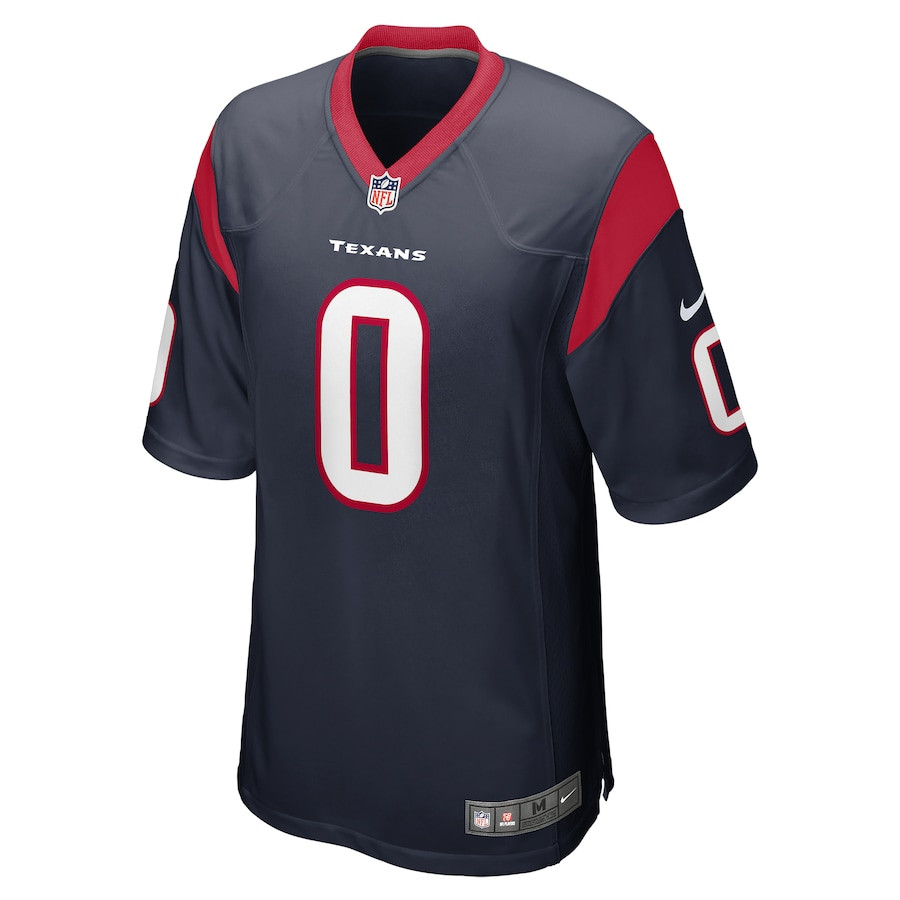 Adrian Amos 0 Houston Texans Game Navy NFL Jersey Men's