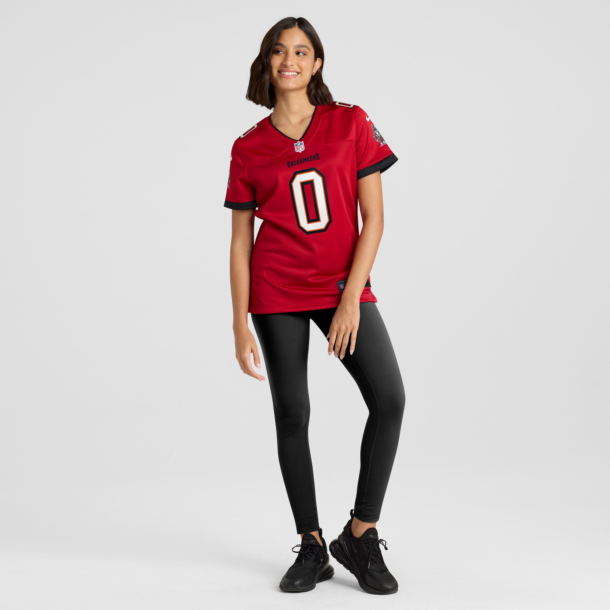 Tampa Bay Buccaneers YaYa Diaby Red Game NFL Jersey Women's