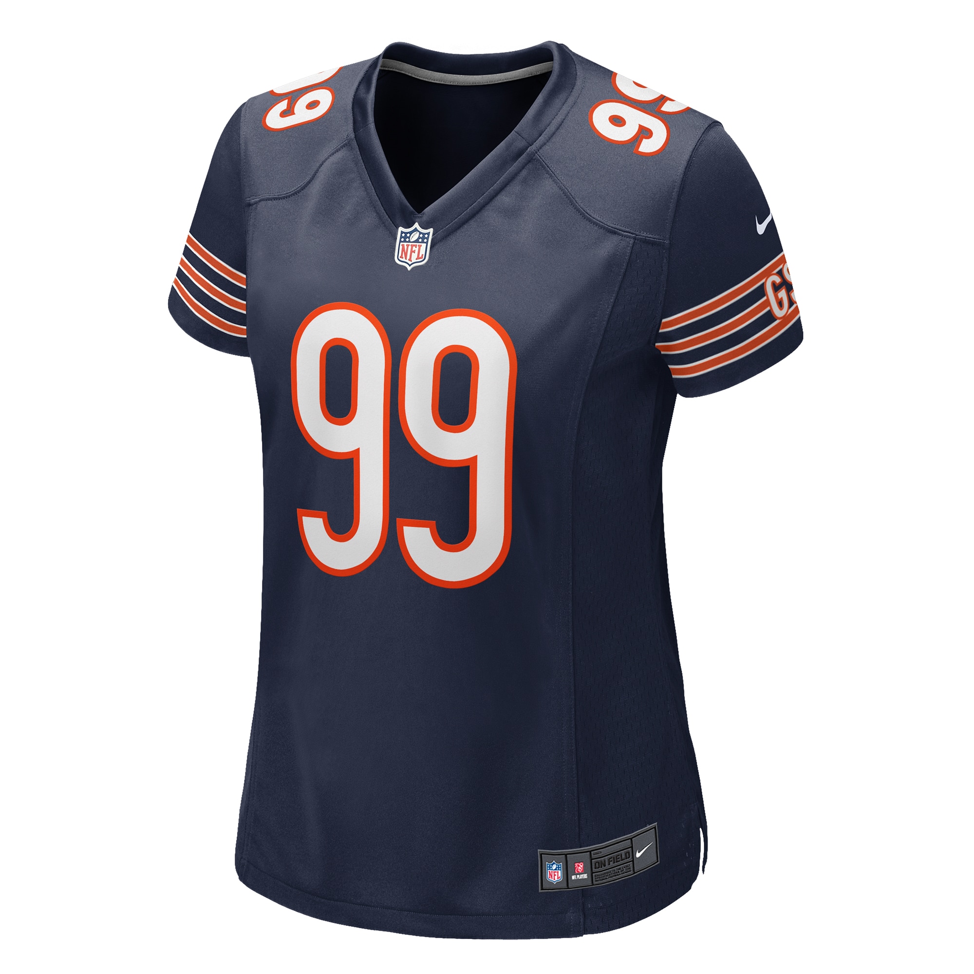 Chicago Bears Gervon Dexter Sr. Navy Game NFL Jersey Women's