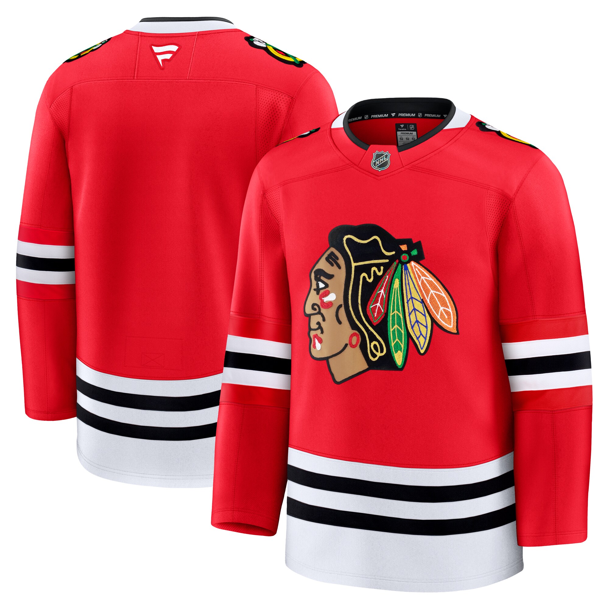 Chicago Blackhawks Red Home Premium NHL Jersey Men's