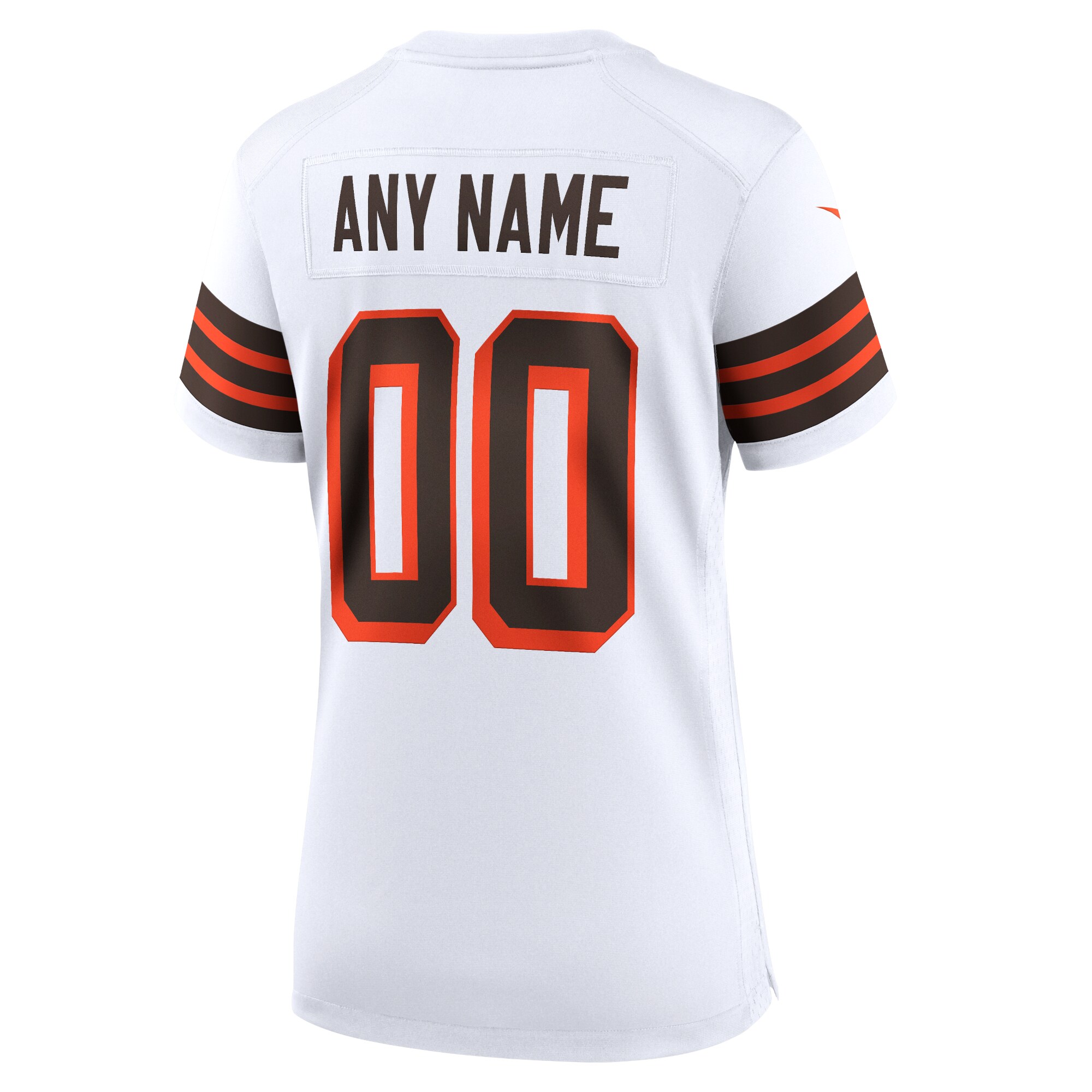 Cleveland Browns White 1946 Collection Alternate Custom NFL Jersey Women's