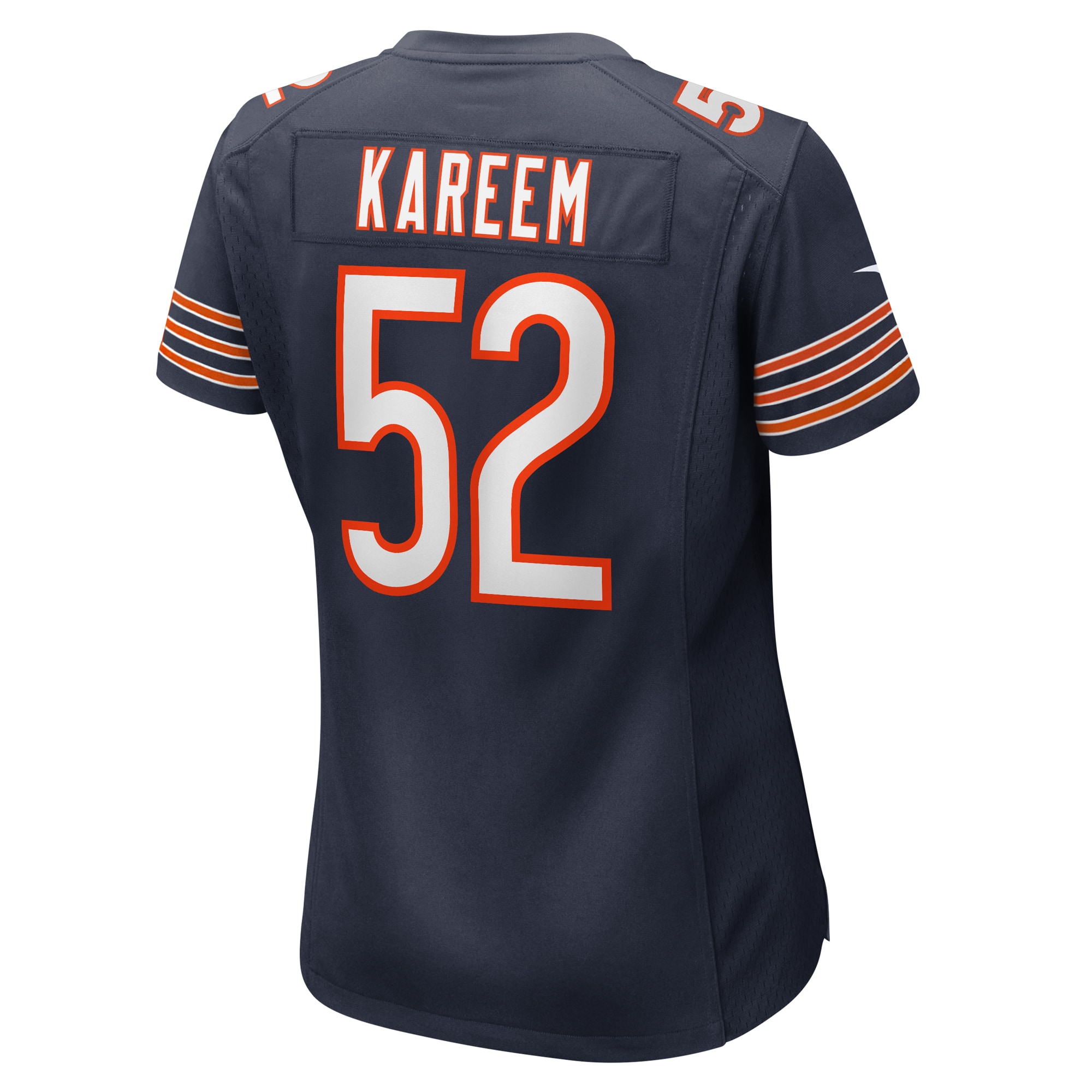 Chicago Bears Khalid Kareem Navy Team Game NFL Jersey Women's