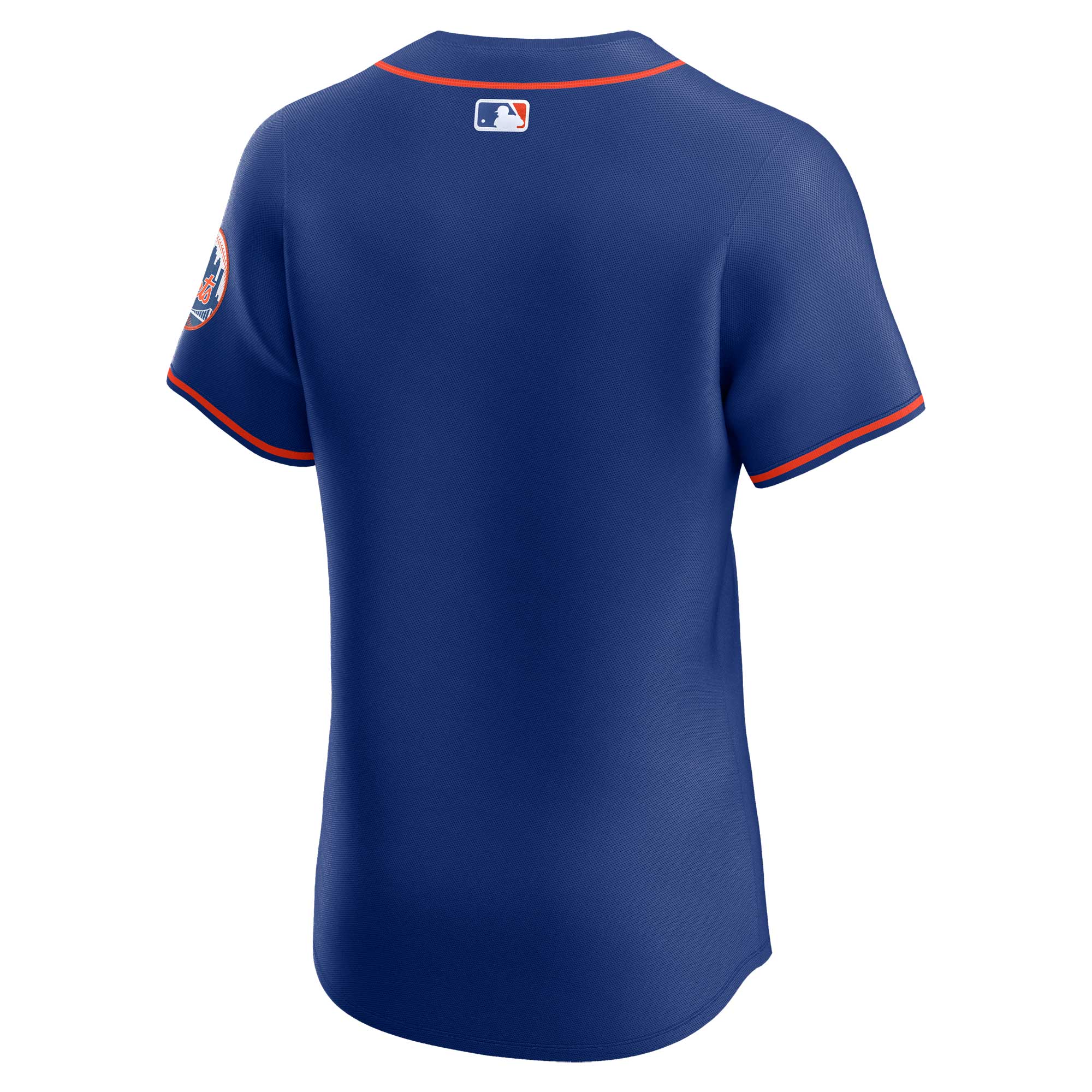 New York Mets Royal Alternate Vapor Premier Elite Patch MLB Jersey Men's