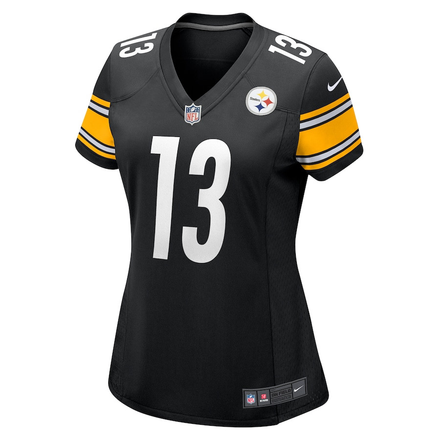 Scotty Miller 13 Pittsburgh Steelers Game Black NFL Jersey Women's