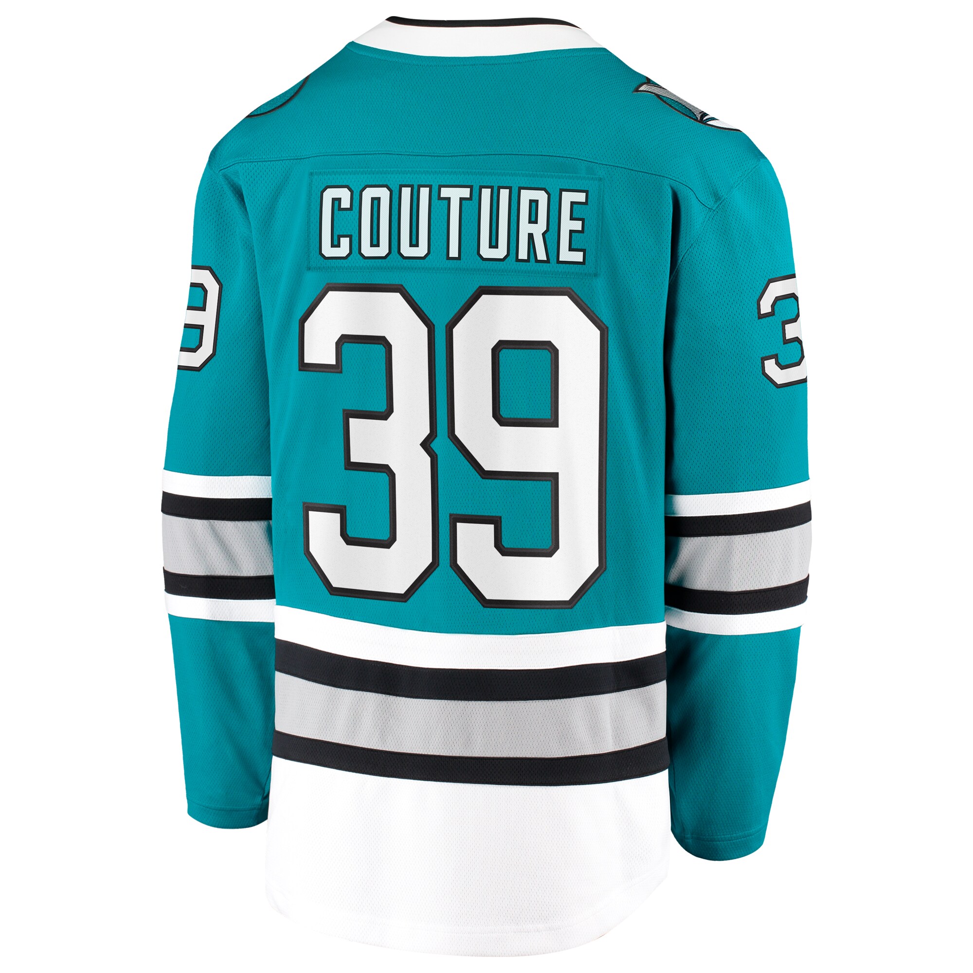 San Jose Sharks Logan Couture Teal 30th Anniversary Premier Breakaway Player NHL Jersey Men's