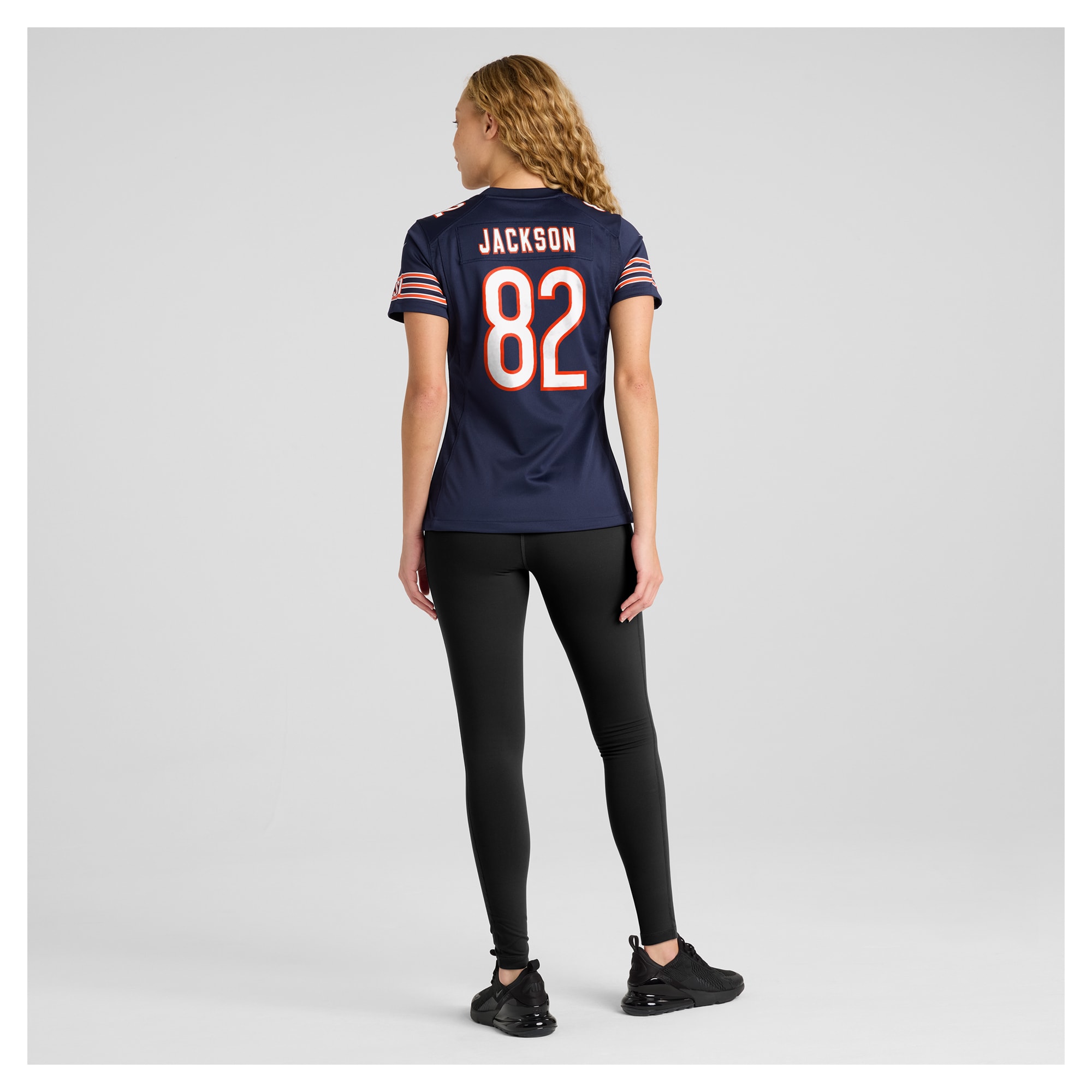Chicago Bears John Jackson Navy Game NFL Jersey Women's