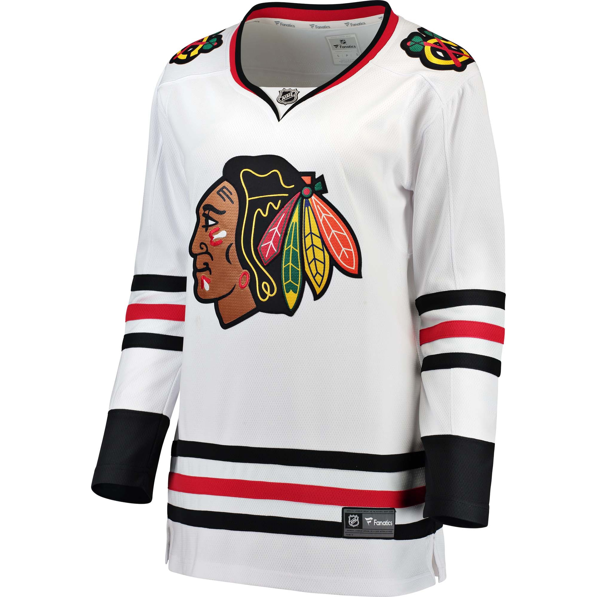 Chicago Blackhawks White Away Breakaway NHL Jersey Women's
