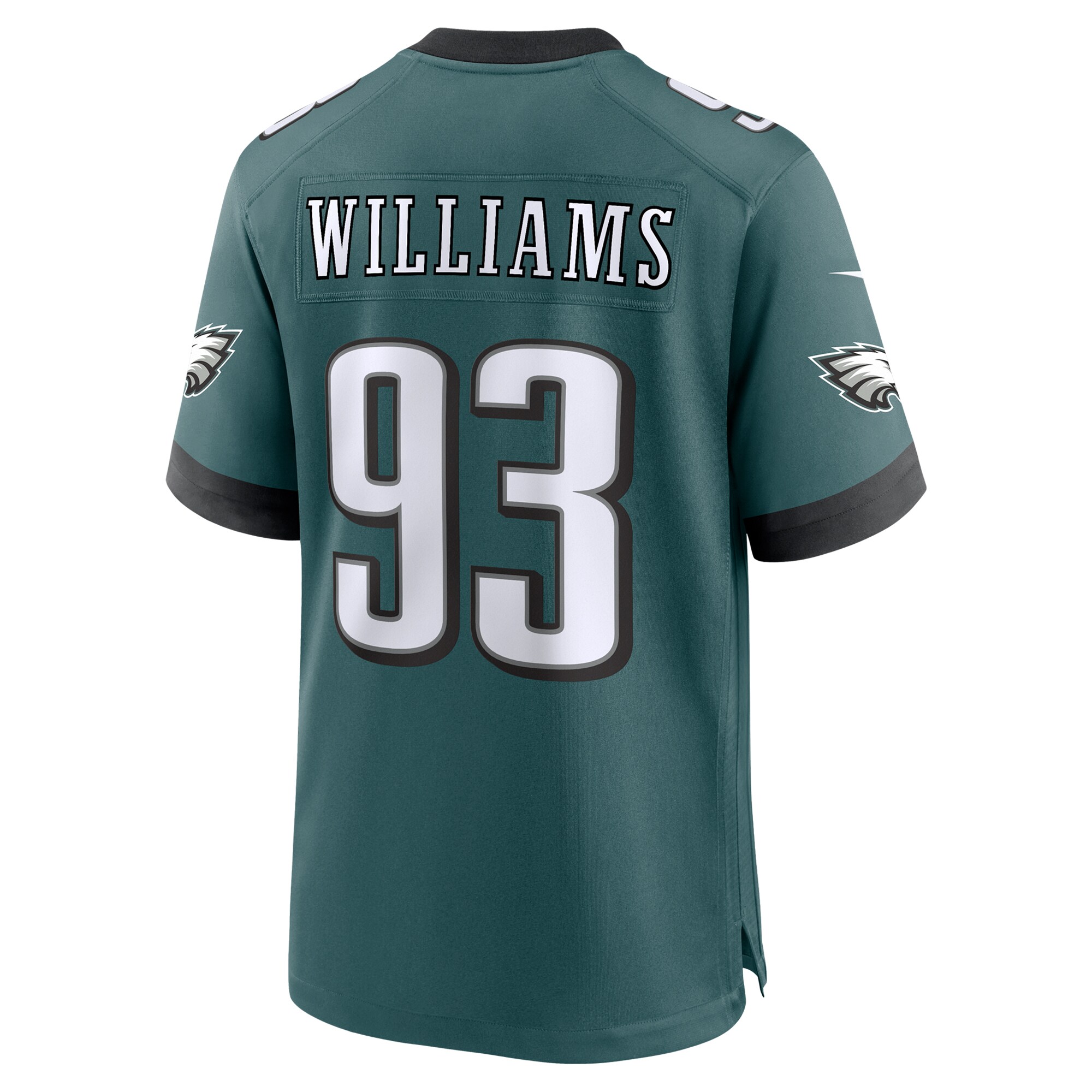 Philadelphia Eagles Milton Williams Midnight Green Team Game NFL Jersey Men's