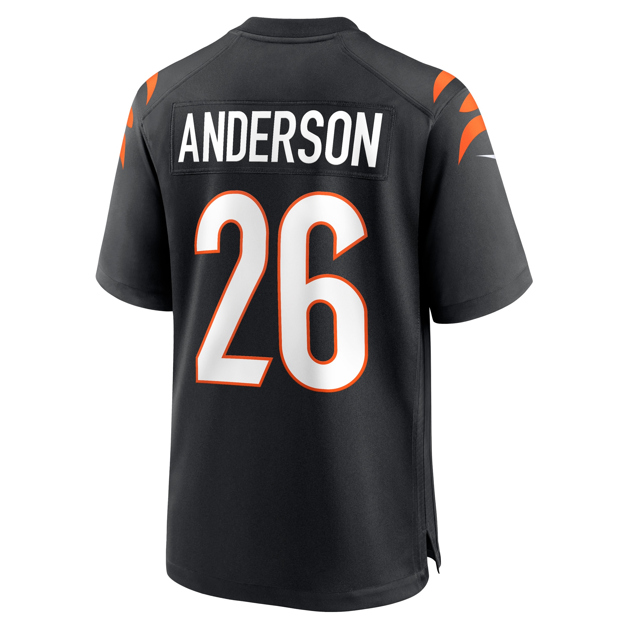 Cincinnati Bengals Tycen Anderson Black Game Player NFL Jersey Men's
