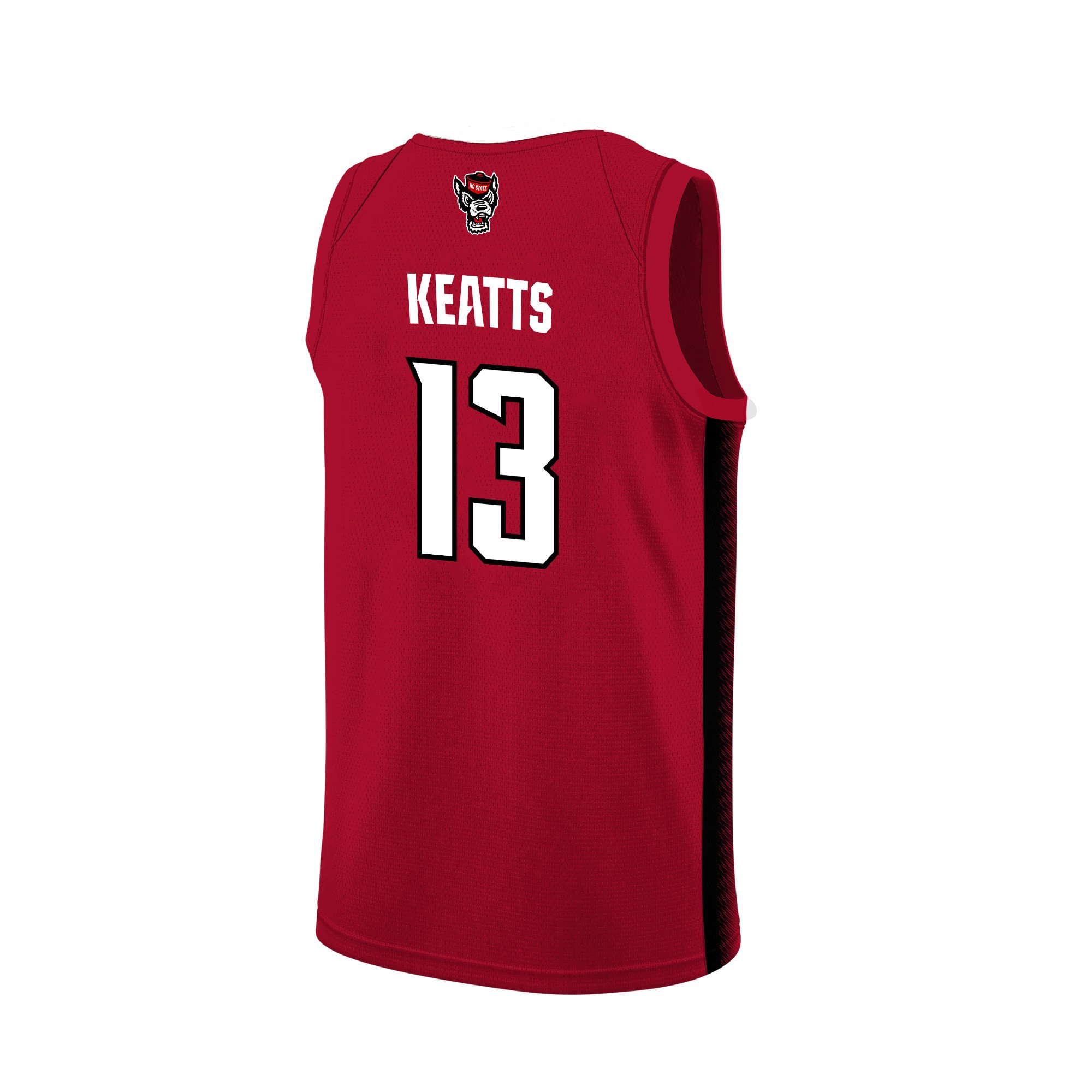 KJ Keatts 13 NC State Wolfpack 2024 Red Unisex NCAA Jersey Unisex