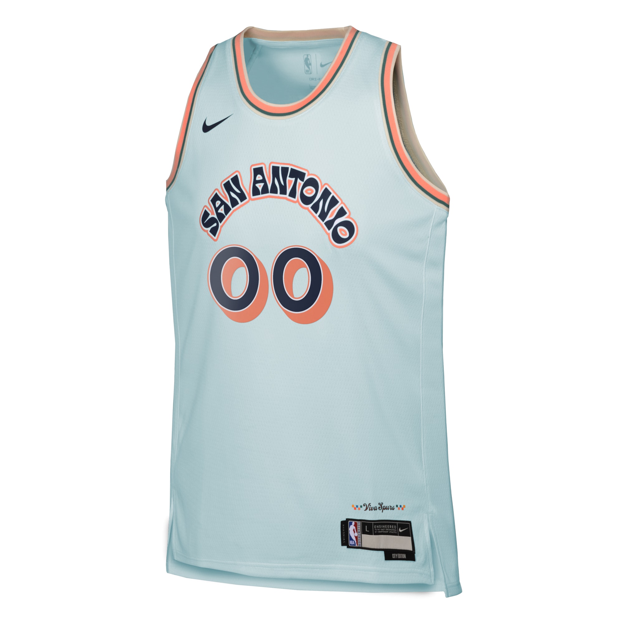San Antonio Spurs City Edition Swingman 2024 Custom NBA Jersey Youth