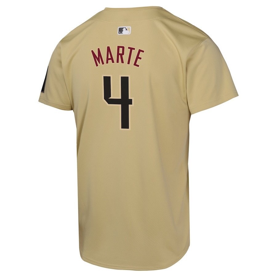 Ketel Marte 4 Arizona Diamondbacks City Connect Limited Sand MLB Jersey Youth