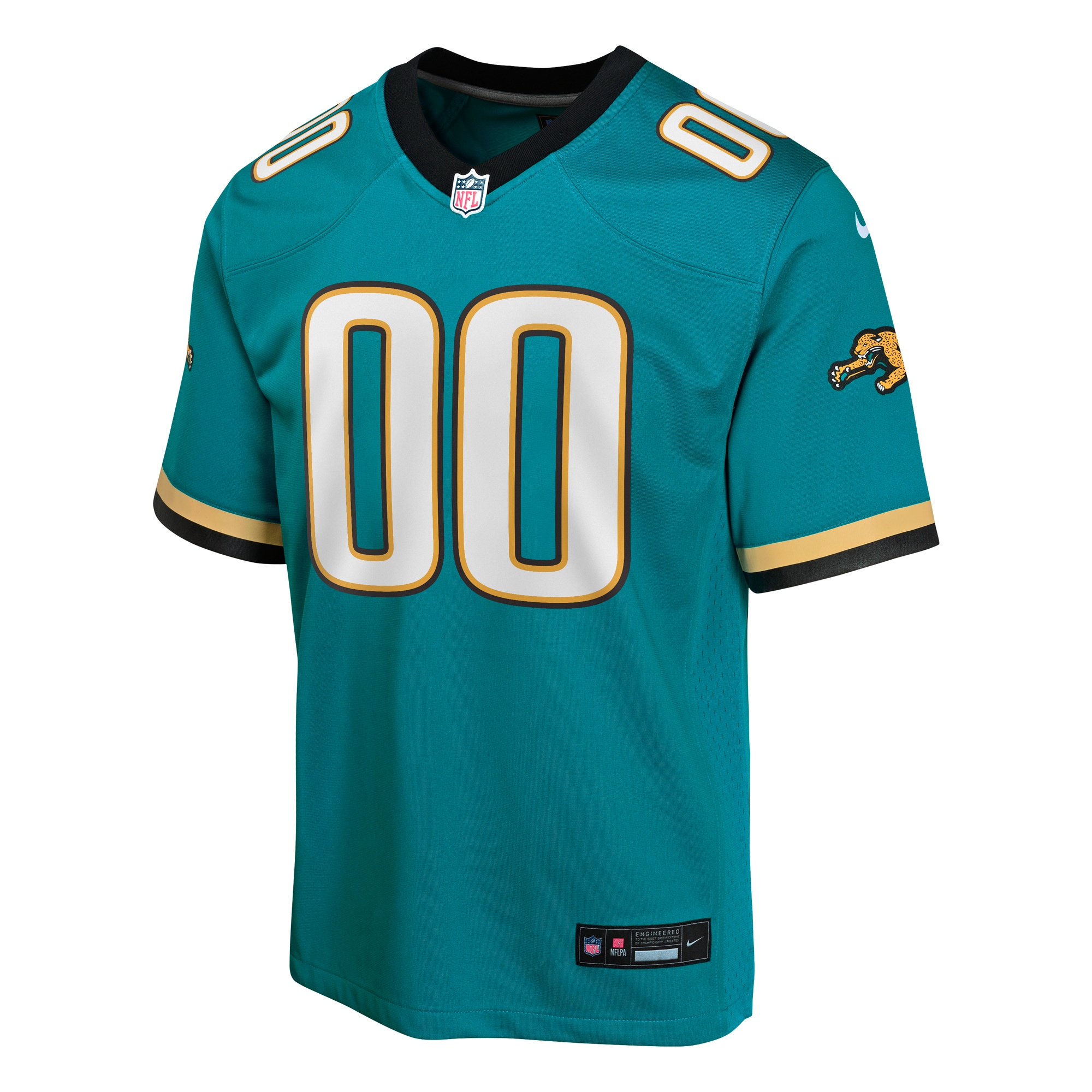 Jacksonville Jaguars Teal Prowler Throwback Custom Game NFL Jersey Youth