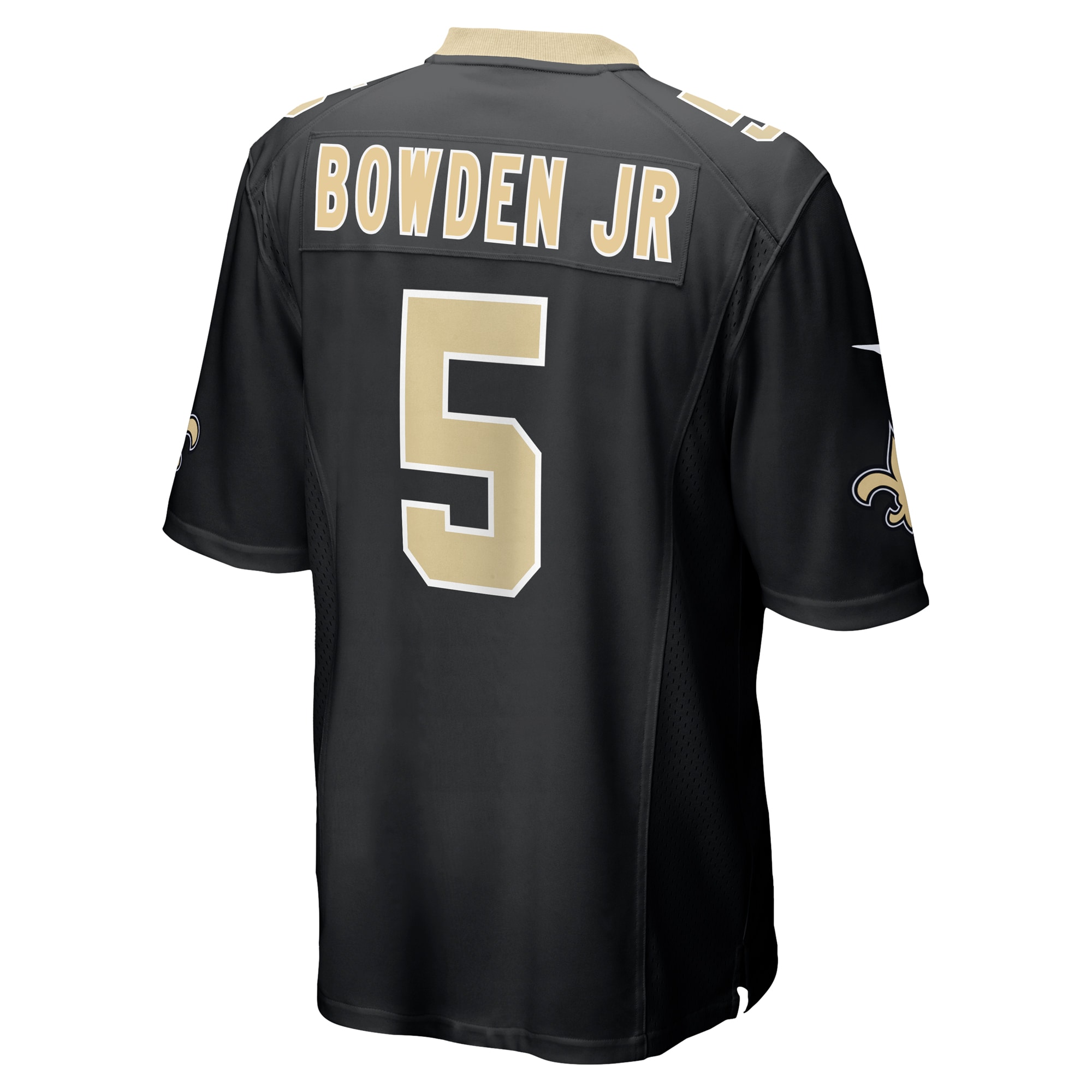 New Orleans Saints Lynn Bowden Jr. Black Team Game NFL Jersey Men's