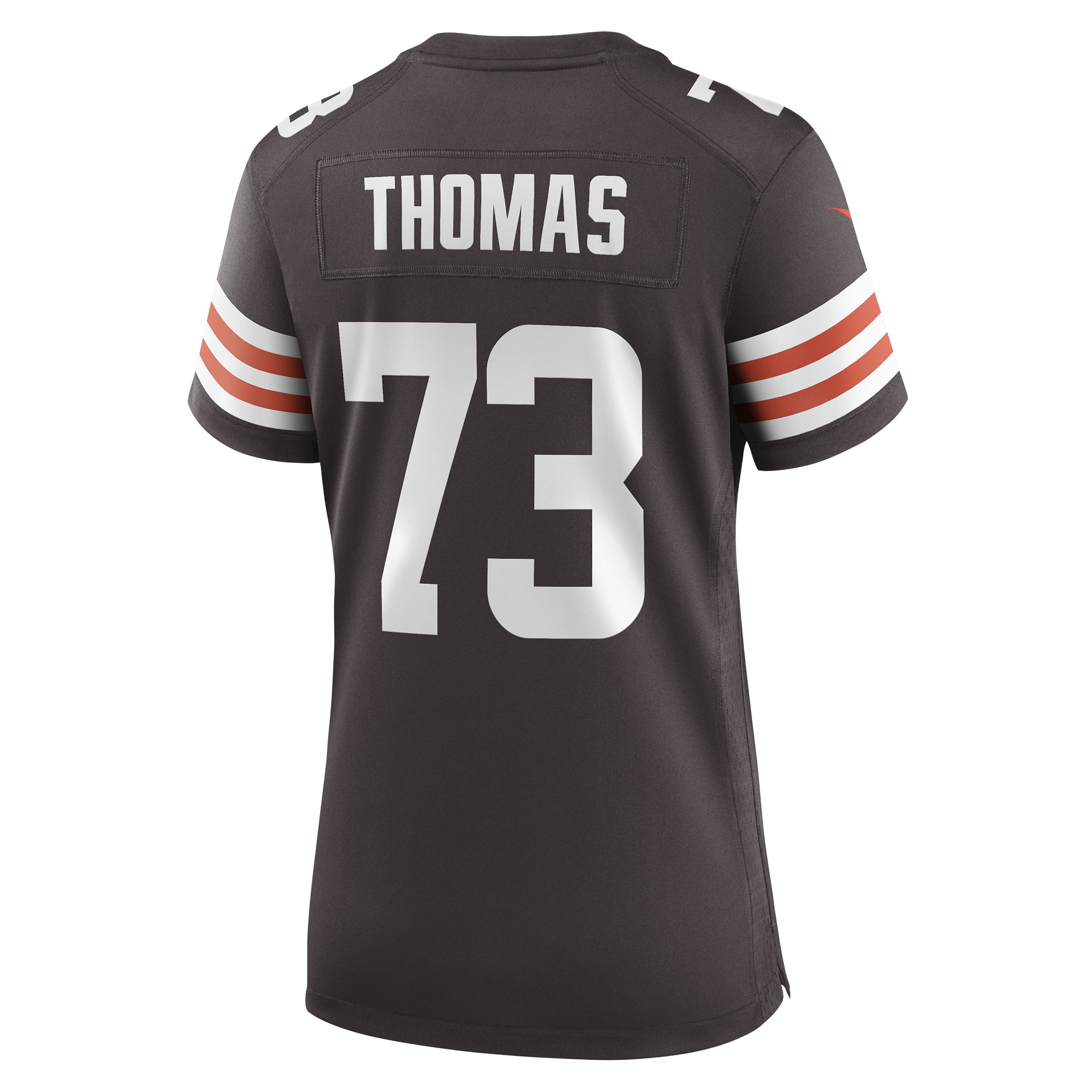 Cleveland Browns Joe Thomas Brown Retired Game Player NFL Jersey Women's