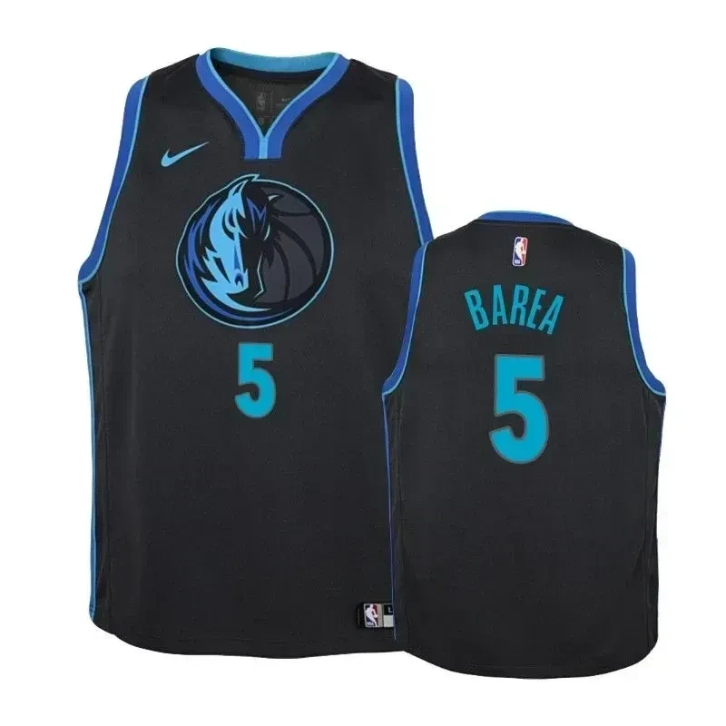 Dallas Mavericks J.j. Barea 5 City Anthracite NBA Jersey Youth