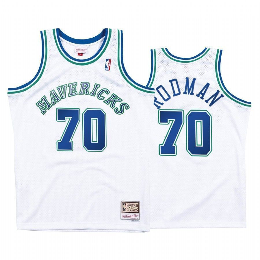 Dallas Mavericks Dennis Rodman 70 Hardwood Classics NBA Jersey Men's
