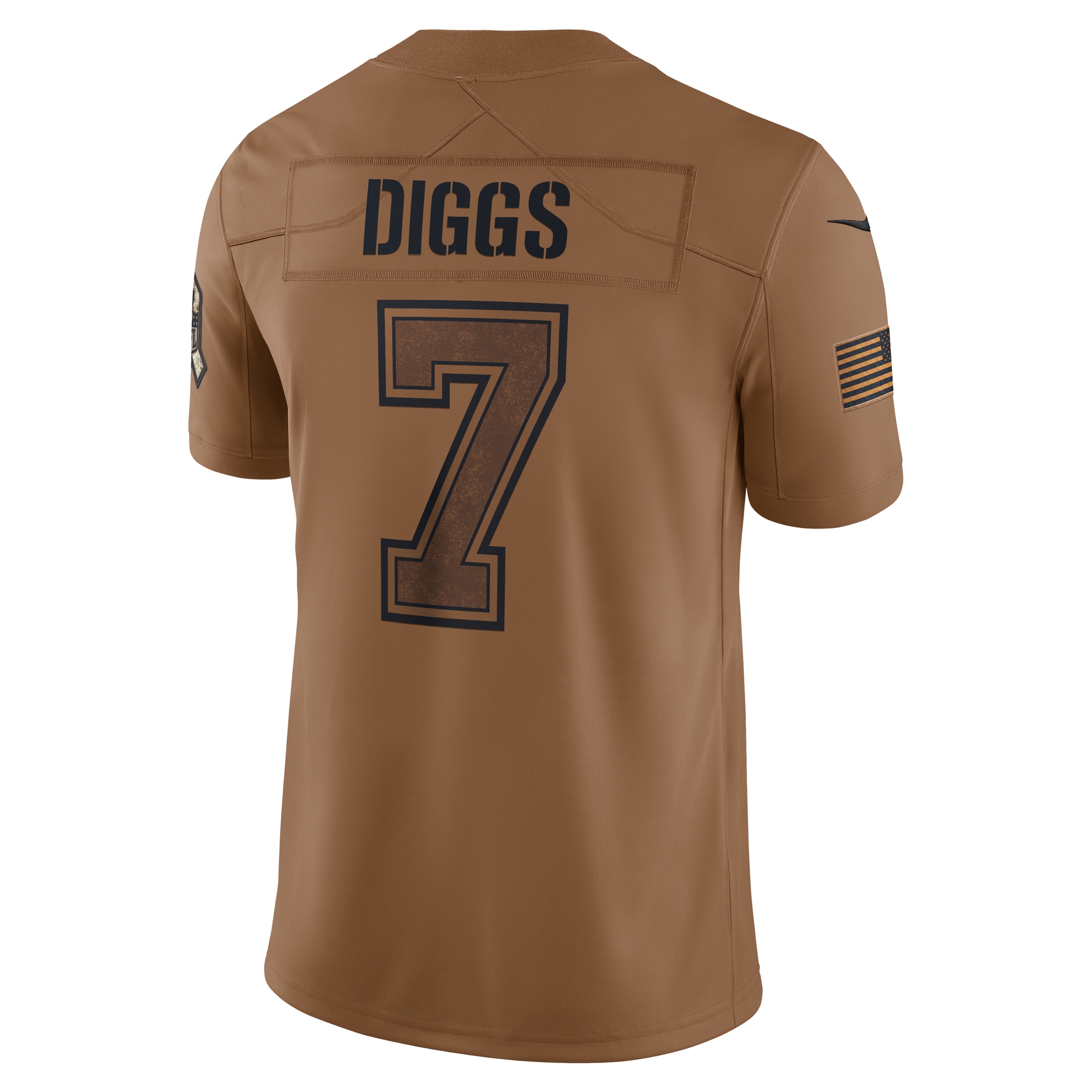 Dallas Cowboys Trevon Diggs Brown Salute To Service Limited NFL Jersey Men's