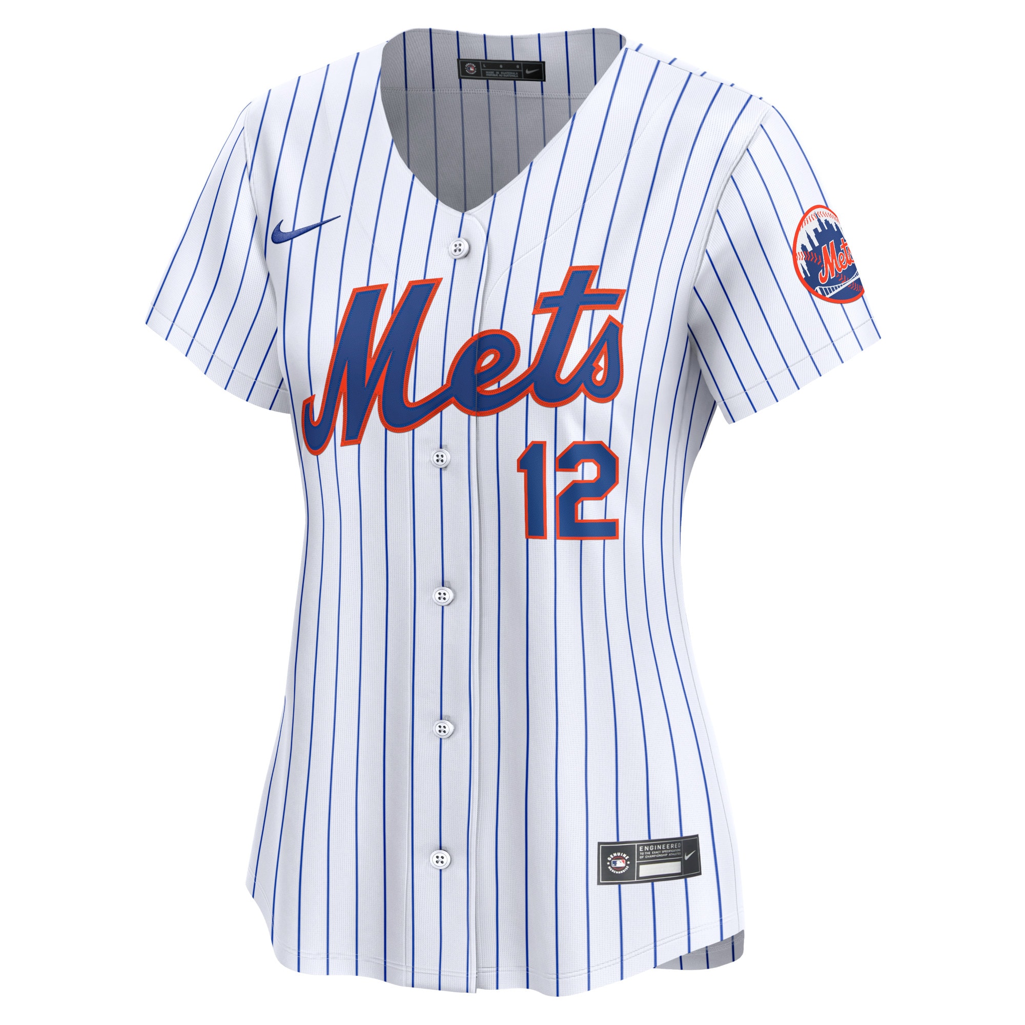 New York Mets Francisco Lindor White Home Limited Player MLB Jersey Women's