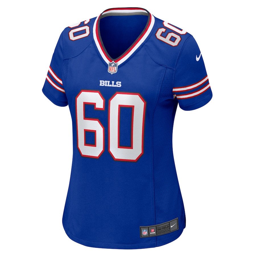 Keaton Bills 60 Buffalo Bills Game Royal NFL Jersey Women's