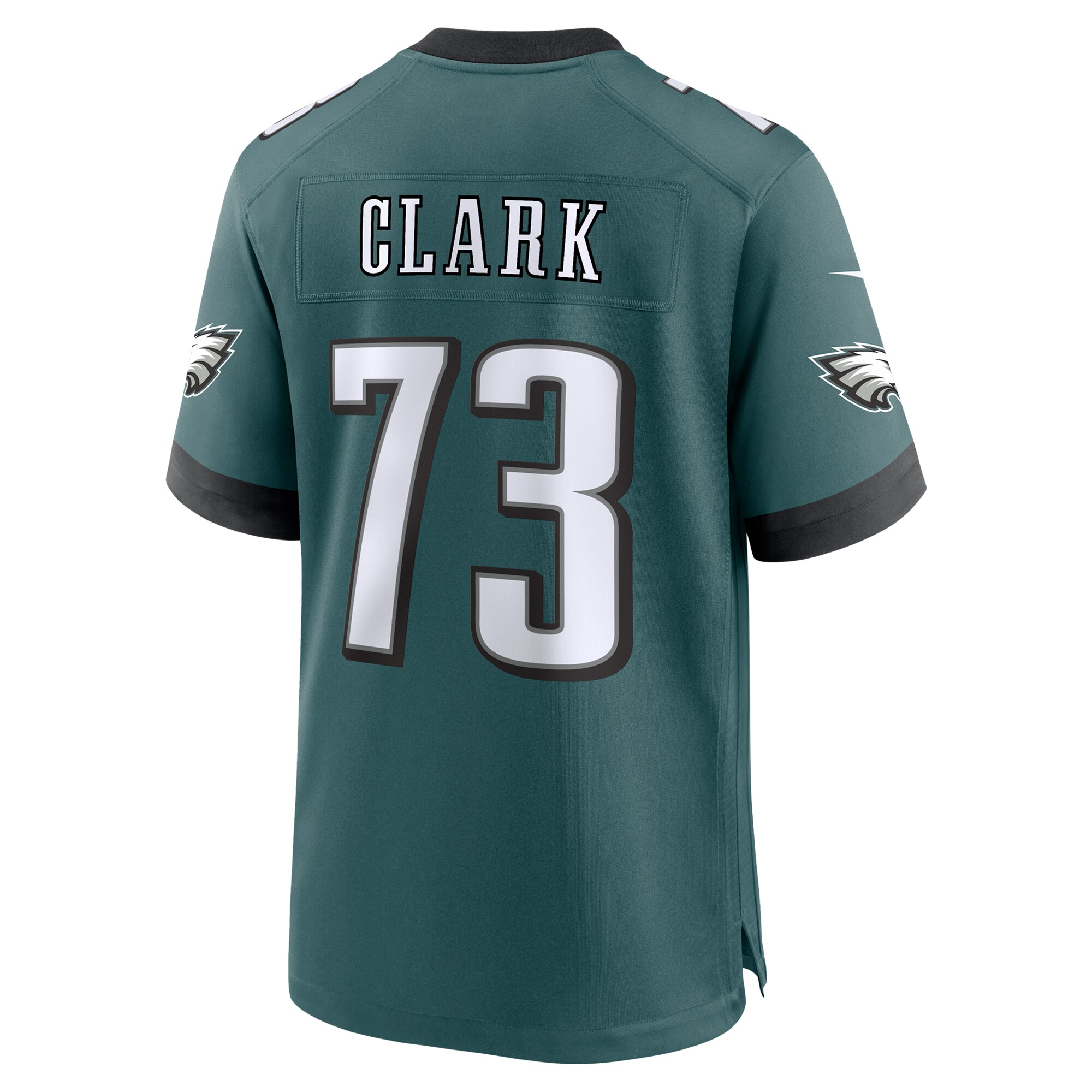 Philadelphia Eagles Le'Raven Clark Midnight Green Team Game NFL Jersey Men's