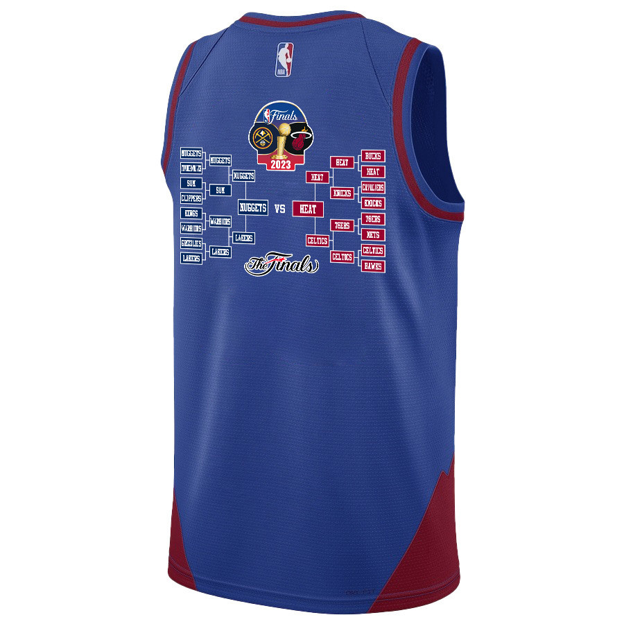 Denver Nuggets Lineup Road To The Final Champions 2023 Swingman Blue NBA Jersey Men's