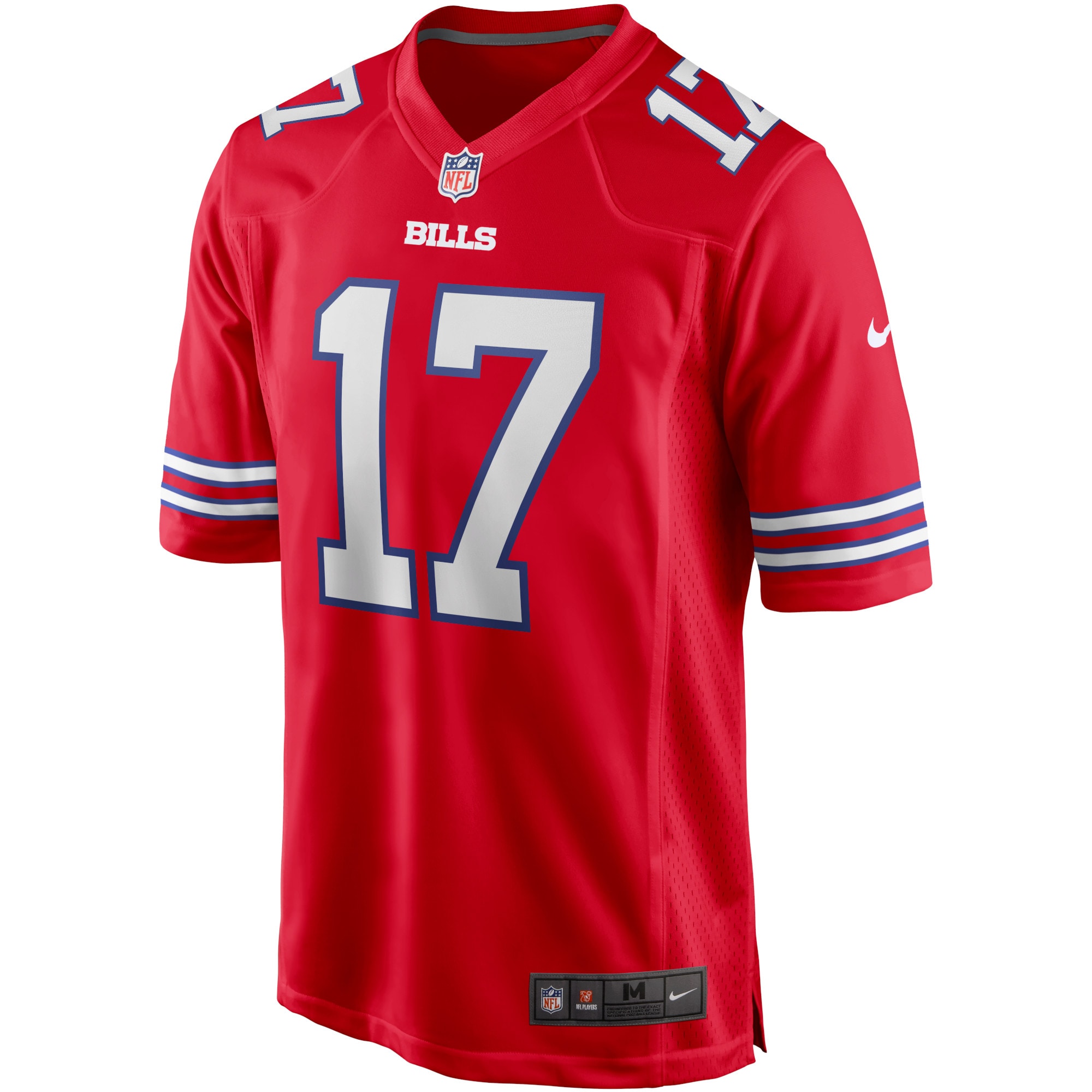 Buffalo Bills Josh Allen Red Alternate Game Player NFL Jersey Men's