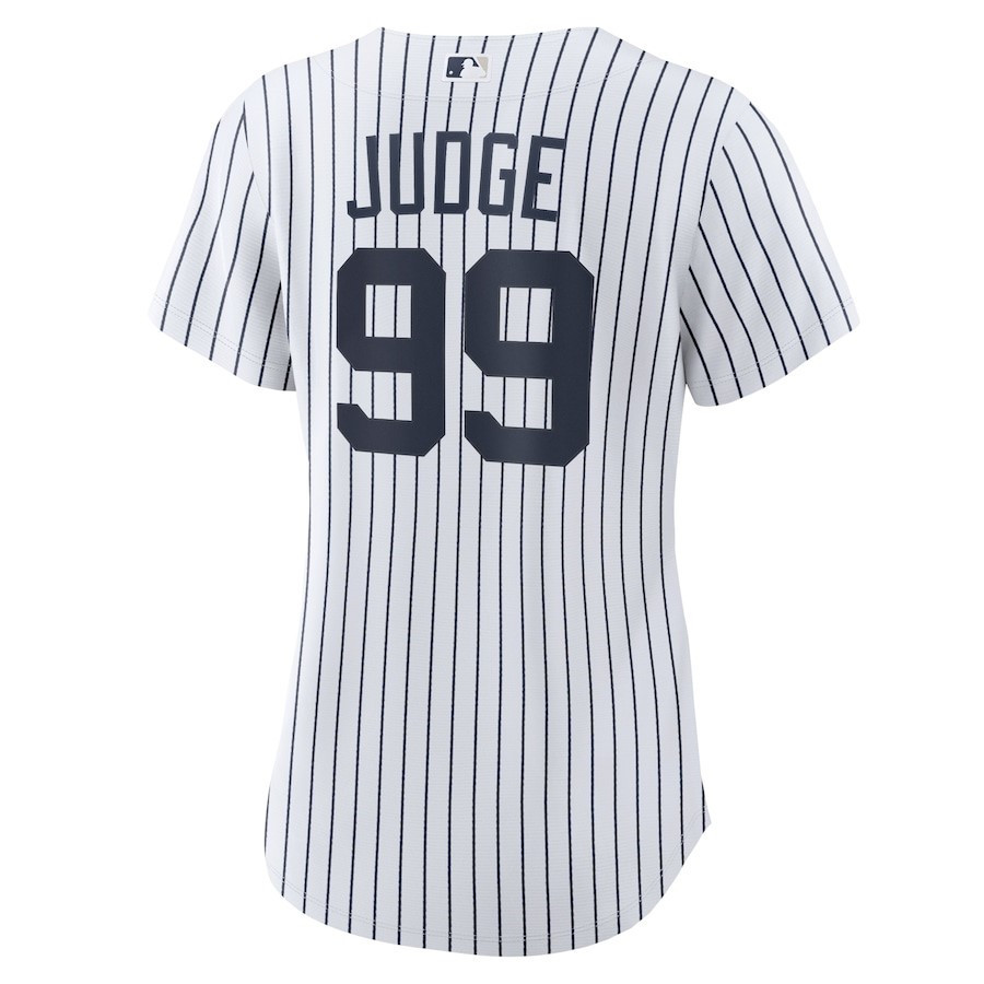 Aaron Judge 99 New York Yankees Home Player White MLB Jersey Women's