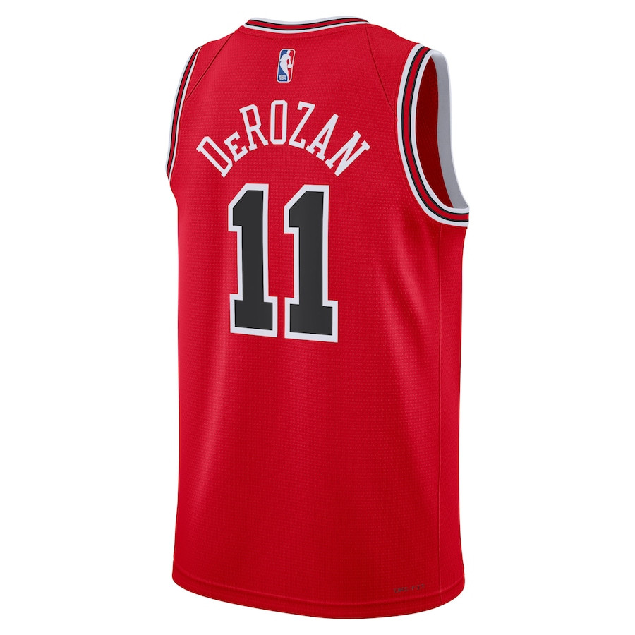 DeMar DeRozan 11 Chicago Bulls Unisex Swingman Icon Edition Red NBA Jersey Unisex