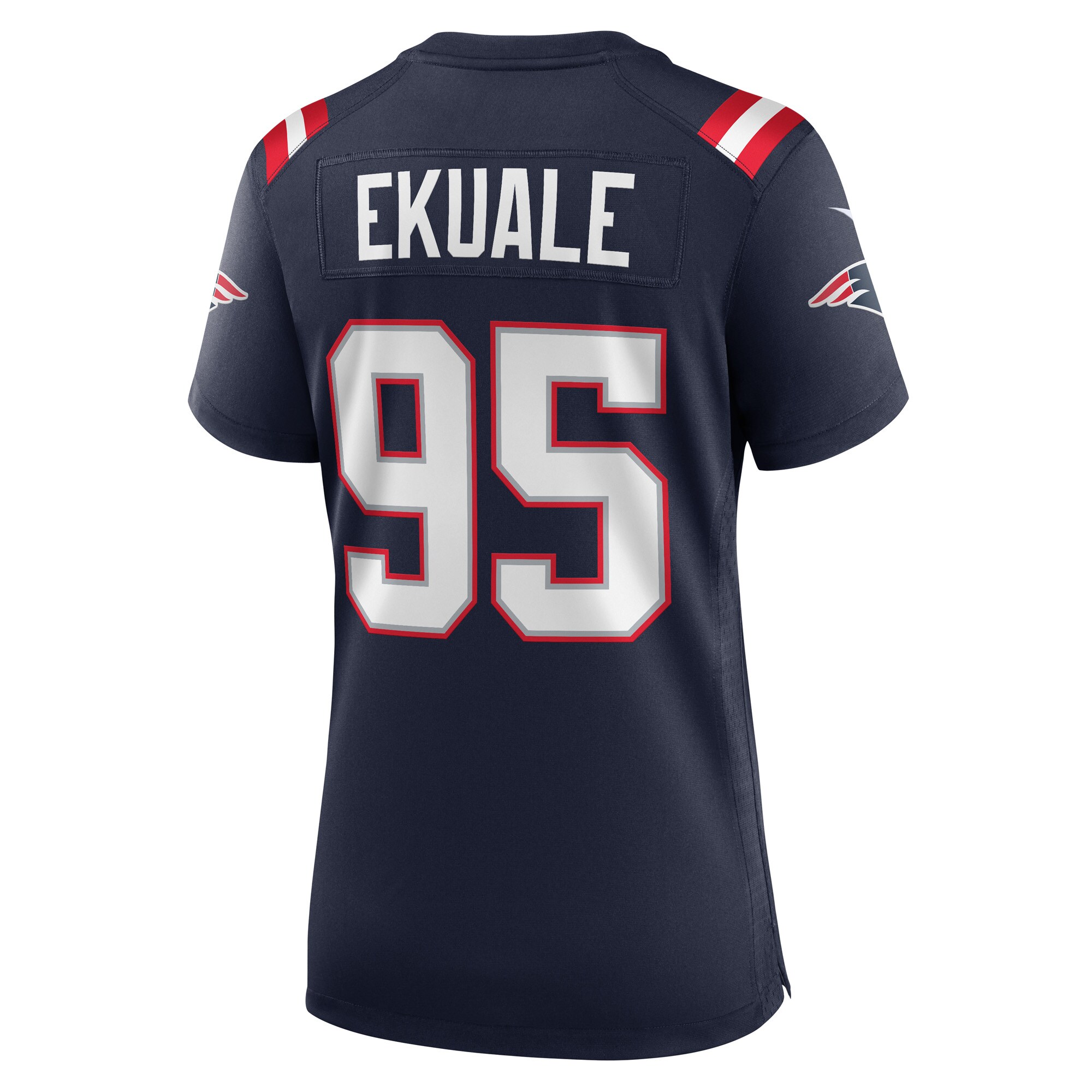 New England Patriots Daniel Ekuale Navy Game Player NFL Jersey Women's