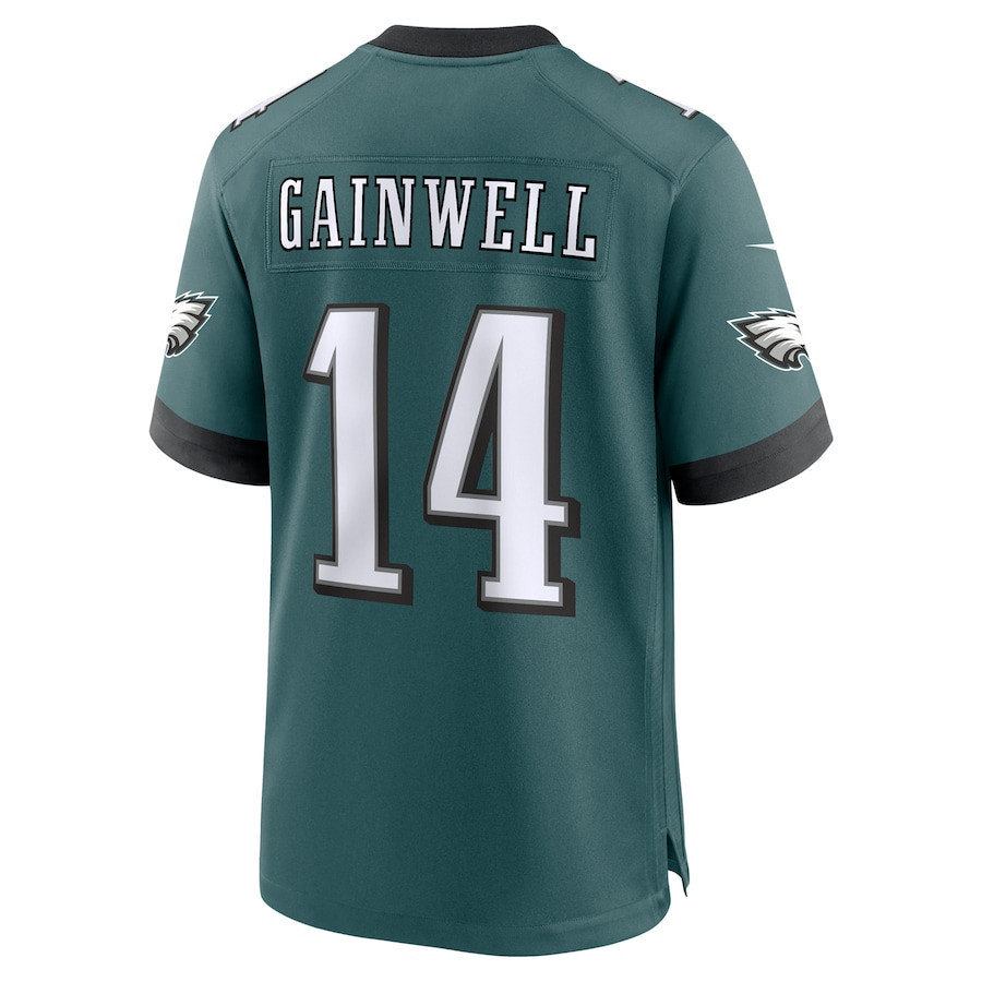 Kenneth Gainwell #14 Philadelphia Eagles Super Bowl LIX Midnight Green NFL Jersey Youth
