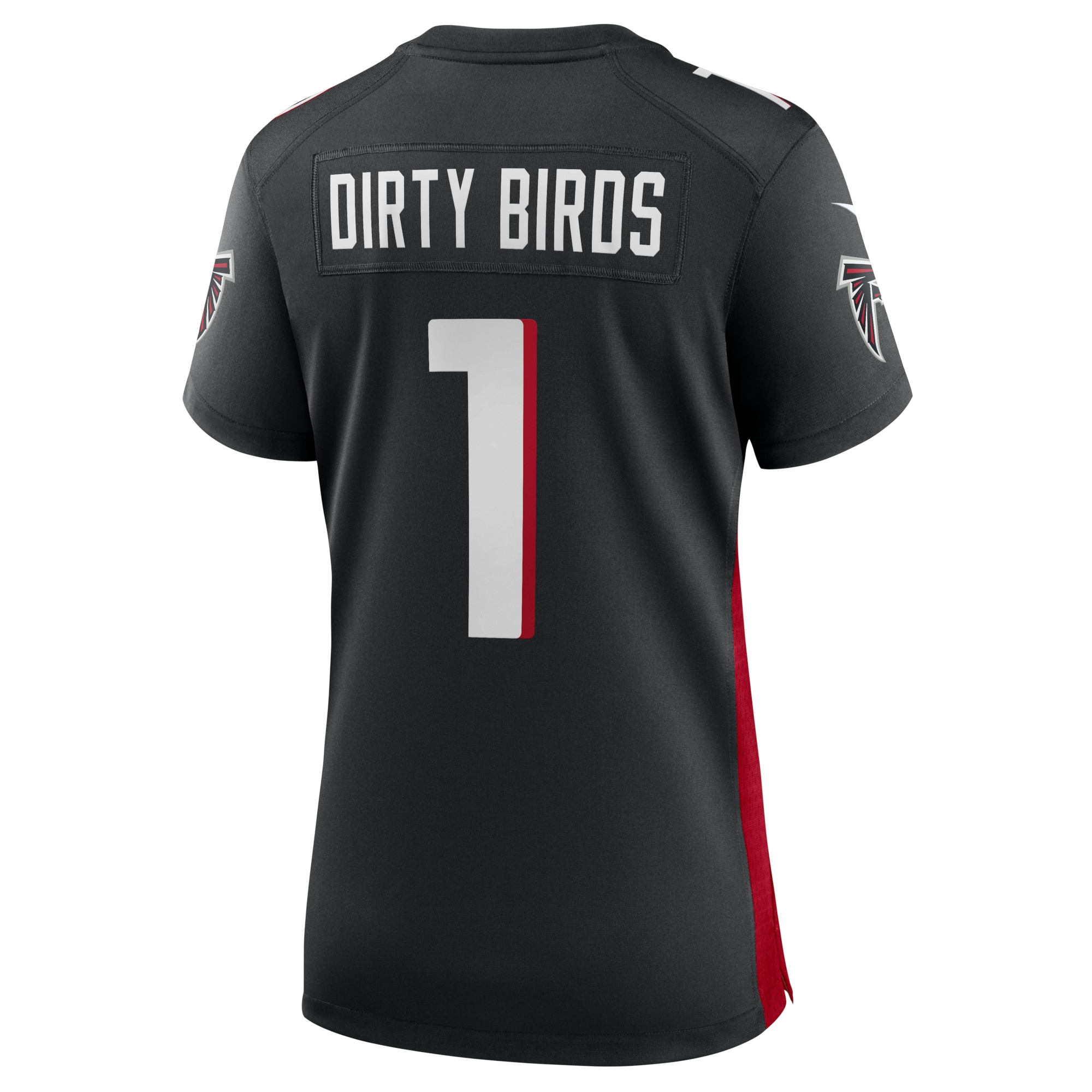 Atlanta Falcons Dirty Birds Black Game NFL Jersey Women's