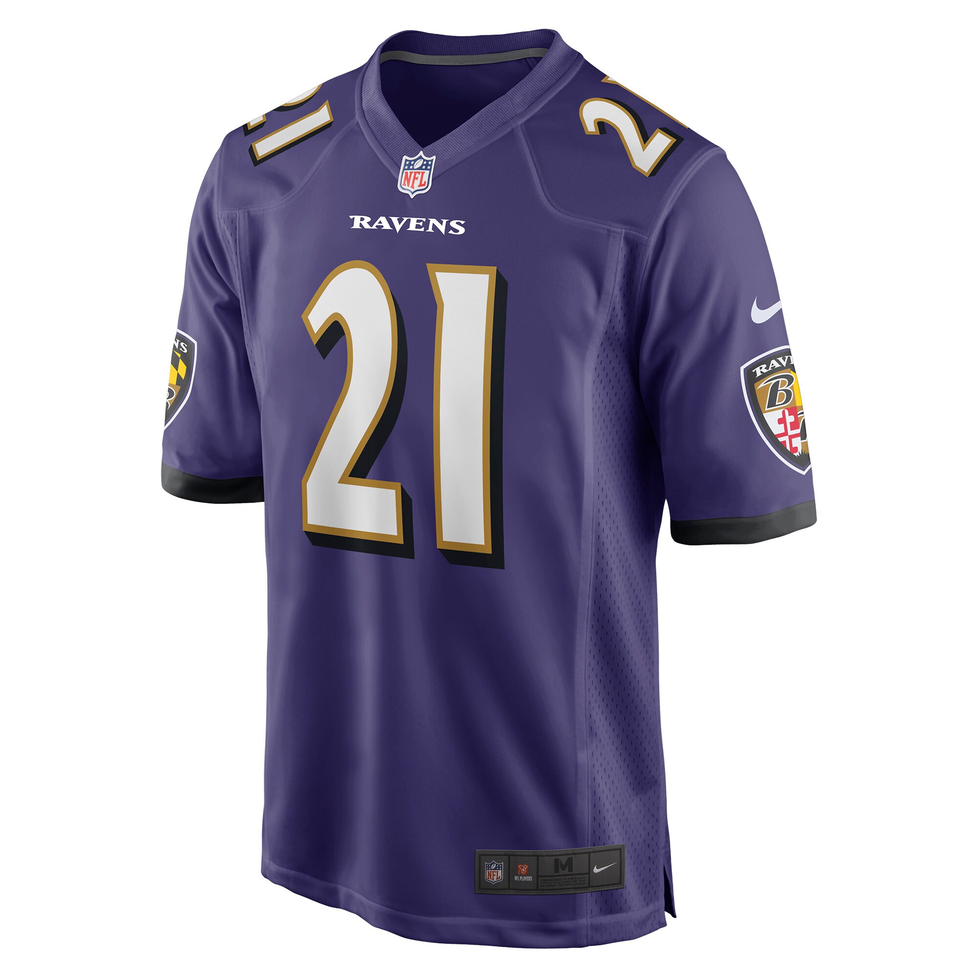 Baltimore Ravens Brandon Stephens Purple Game NFL Jersey Men's