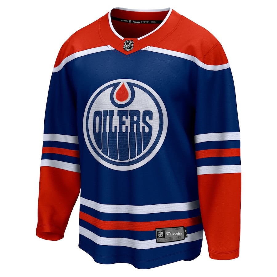 Edmonton Oilers Home Breakaway Men NHL Jersey Men's