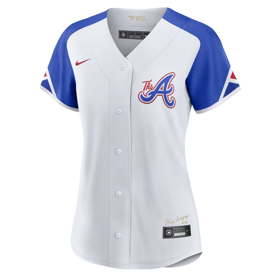 Ronald Acu?a Jr. 13 Atlanta Braves 2023 City Connect White MLB Jersey Women's