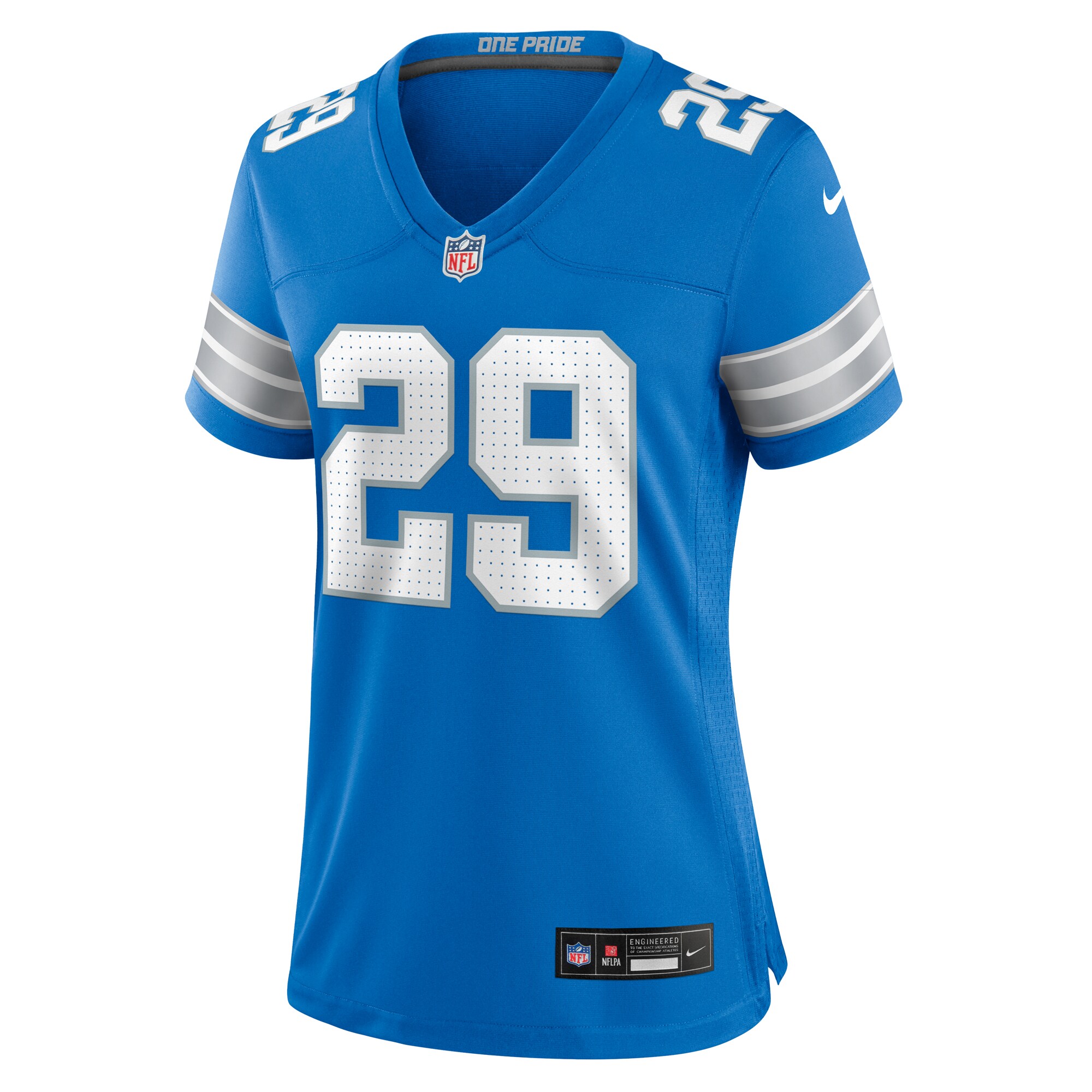 Detroit Lions Kindle Vildor Blue Team Game NFL Jersey Women's
