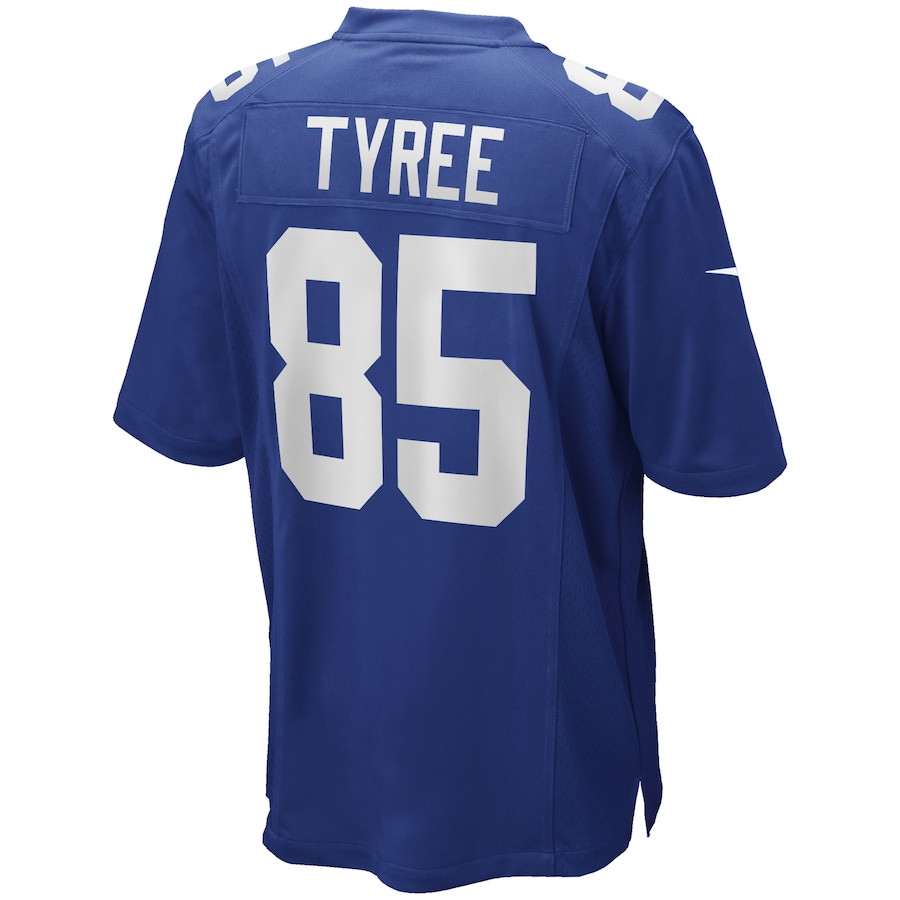 David Tyree 85 New York Giants Game Retired Royal NFL Jersey Men's