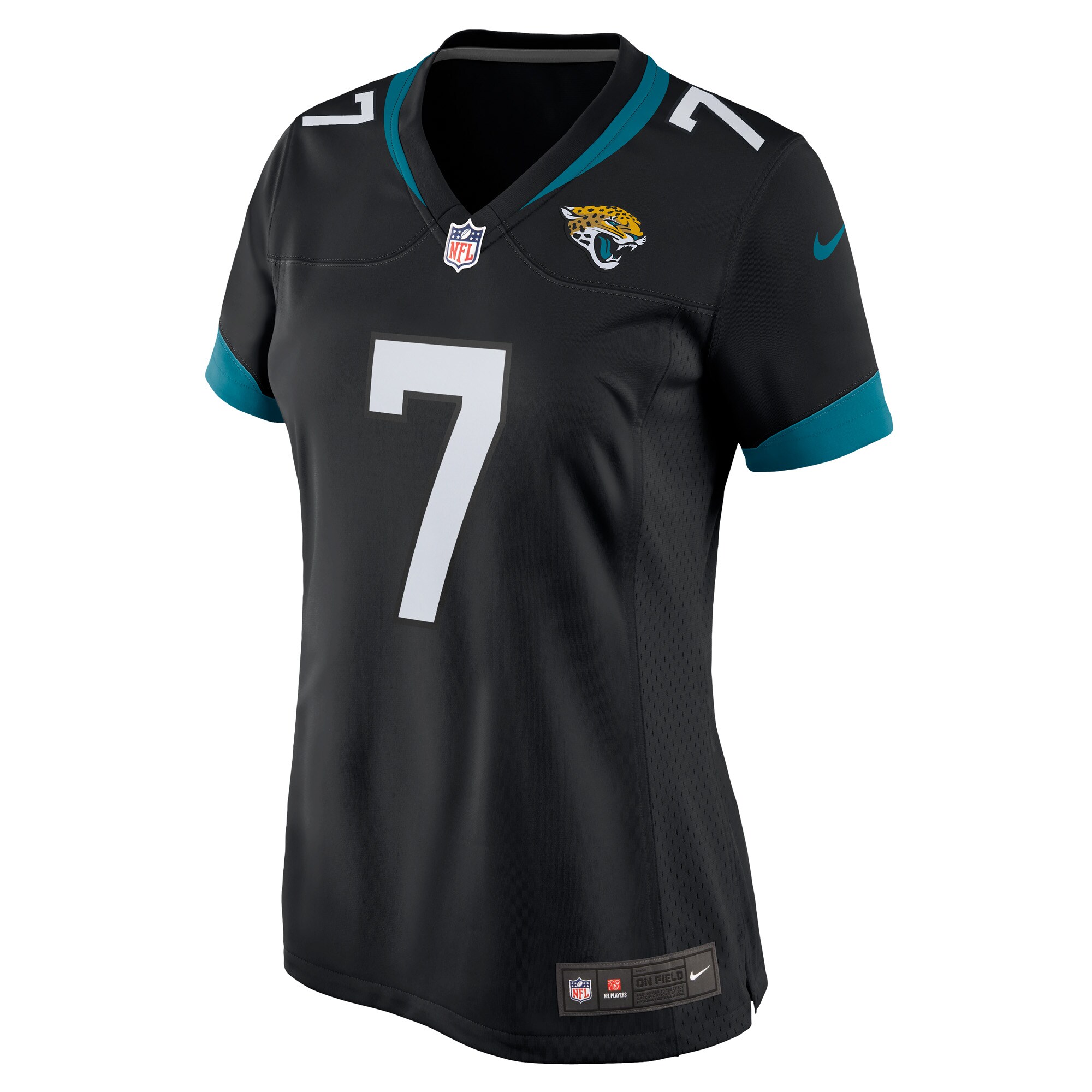 Jacksonville Jaguars Byron Leftwich Black Alternate Retired Player Game NFL Jersey Women's