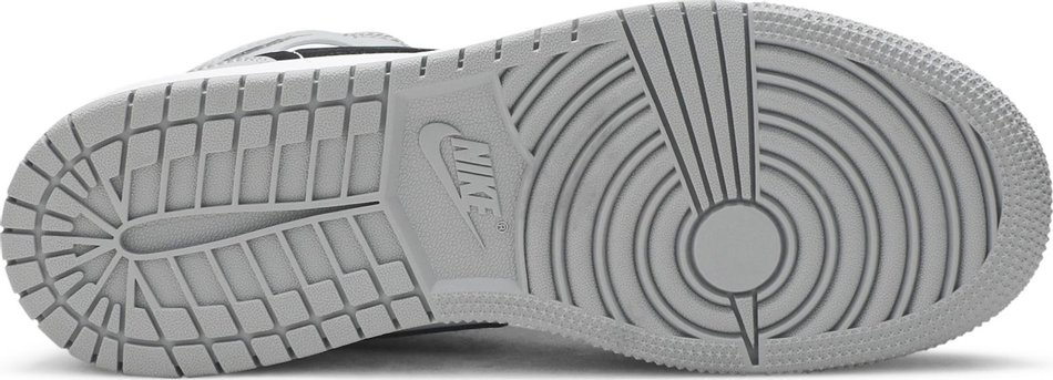 Air Jordan 1 Mid GS Light Smoke Grey 554725-092